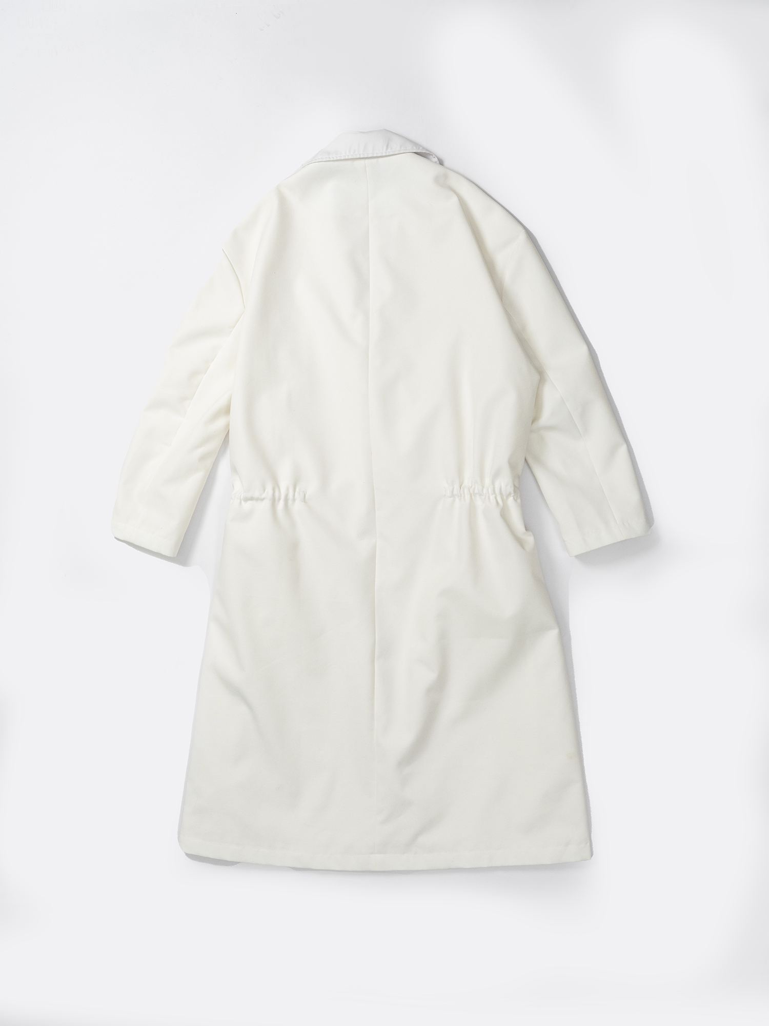 KADAKADA Bear-Tag Waist-Drawstring Trench