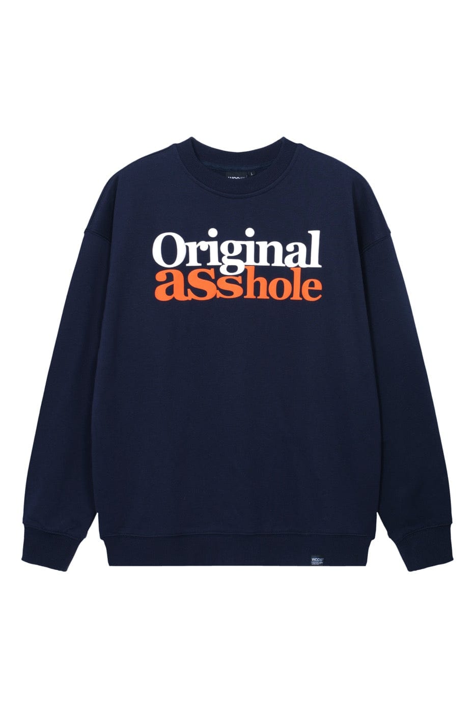 WCC Original Asshole Crewneck, premium urban and streetwear designers apparel on PROJECTISR.com, WCC