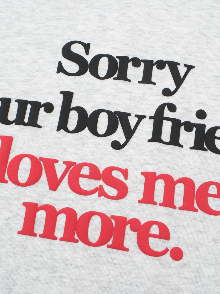 WCC Sorry Your Boyfriend Loves Me More Hoodie, premium urban and streetwear designers apparel on PROJECTISR.com, WCC