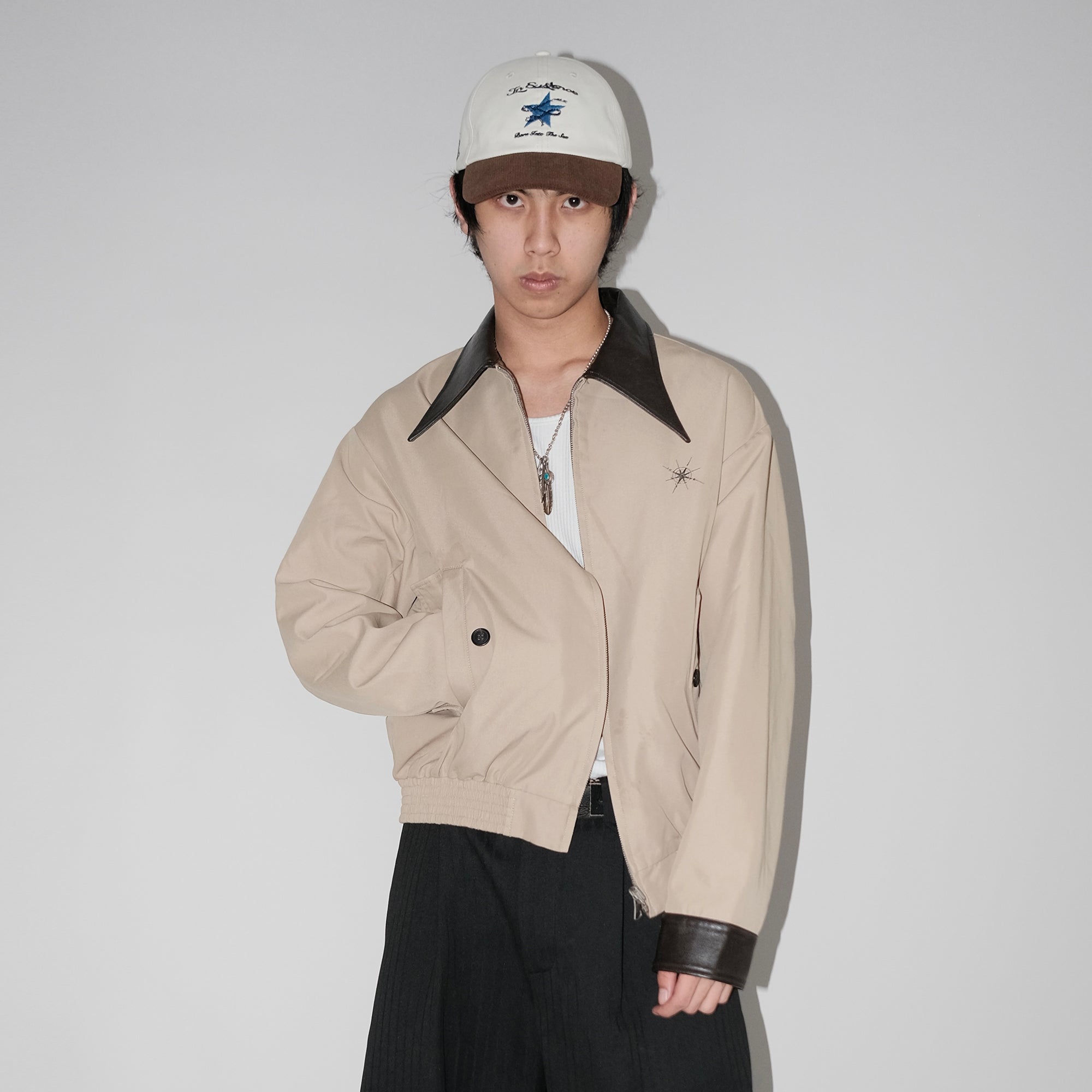 IN EXISTENCE Reversible Compass Embroidered Jacket