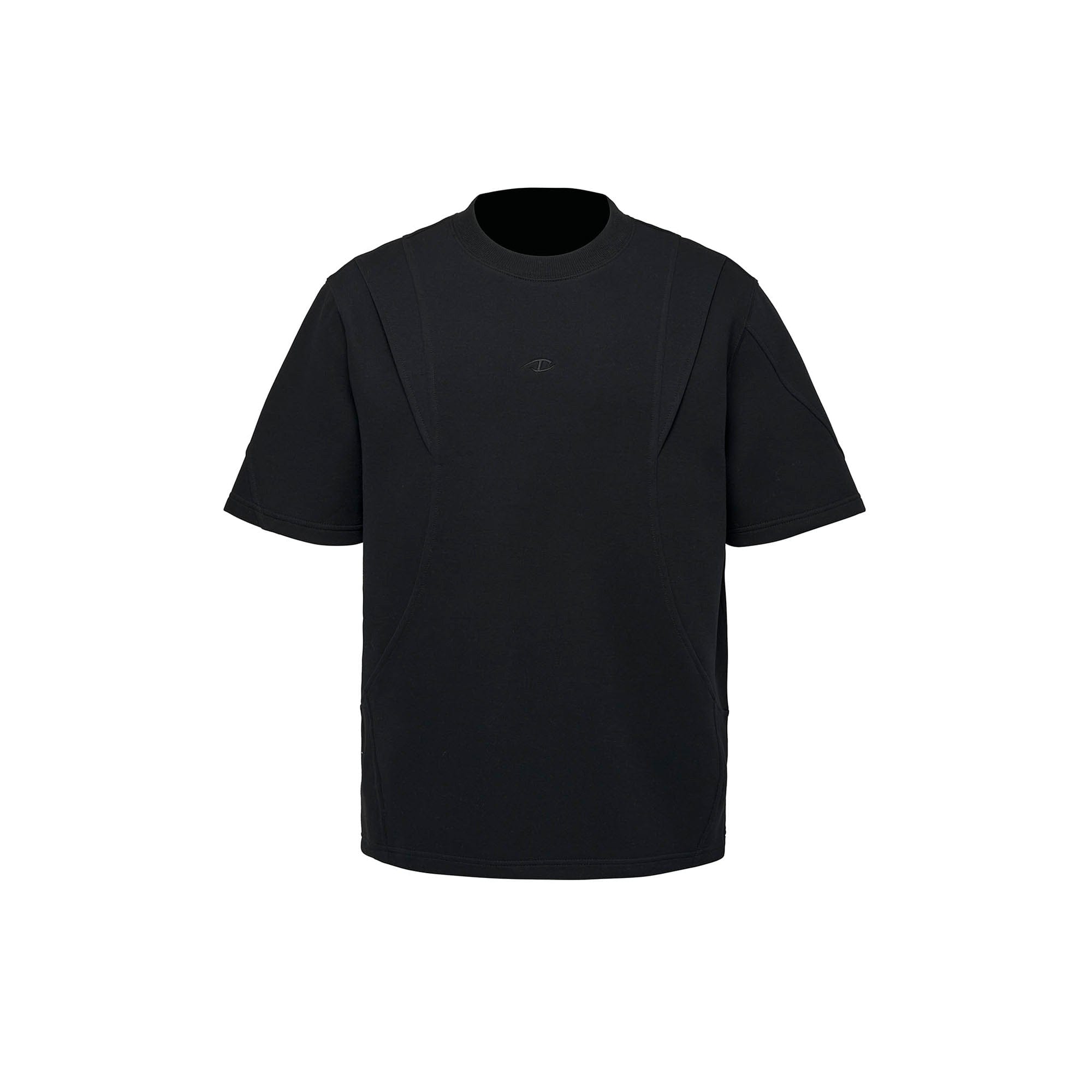 CATSSTAC Structured Paneled Pocket T-Shirt, premium urban and streetwear designers apparel on PROJECTISR.com, CATSSTAC