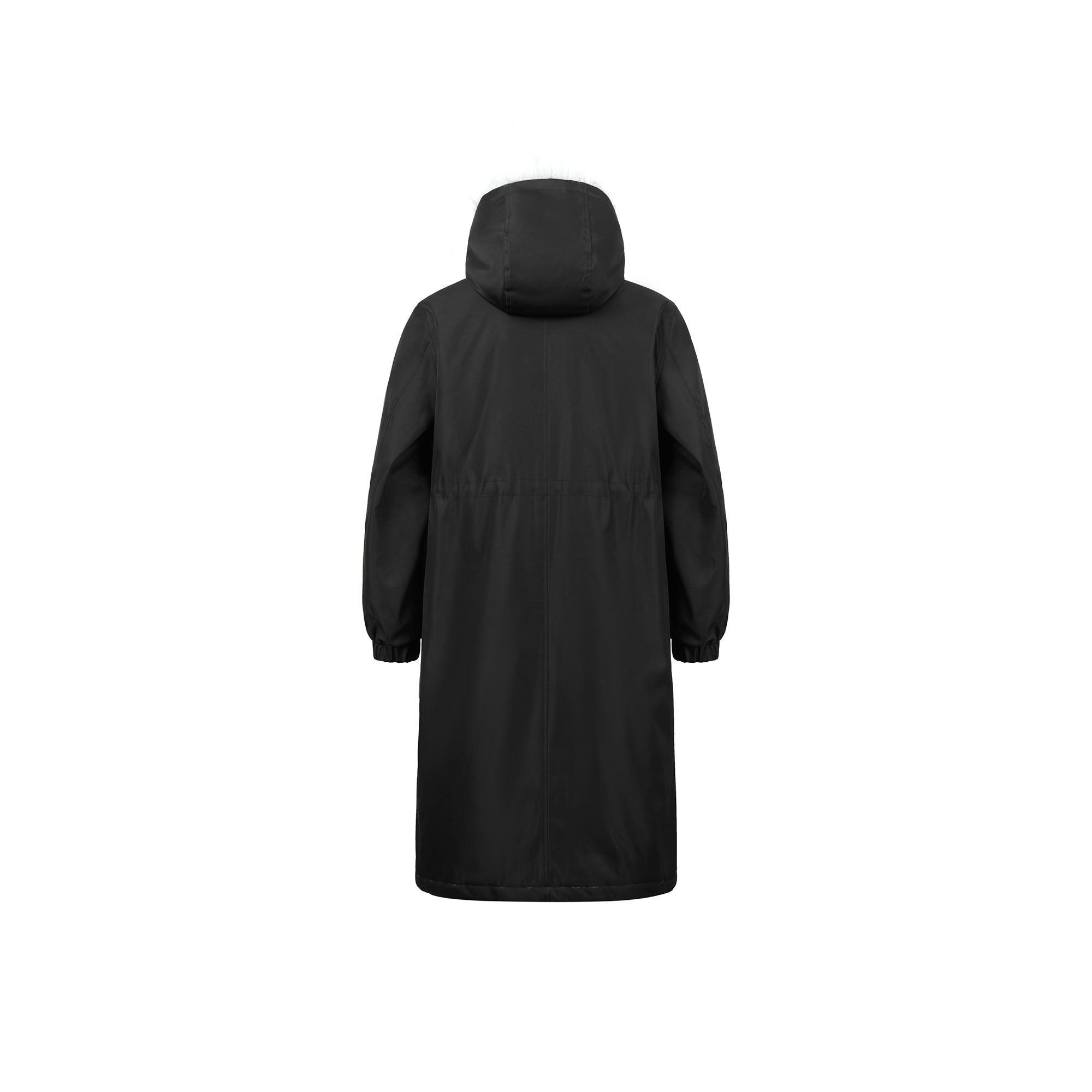OKAYTHXBYE Faux Fur Lined Oversized Parka