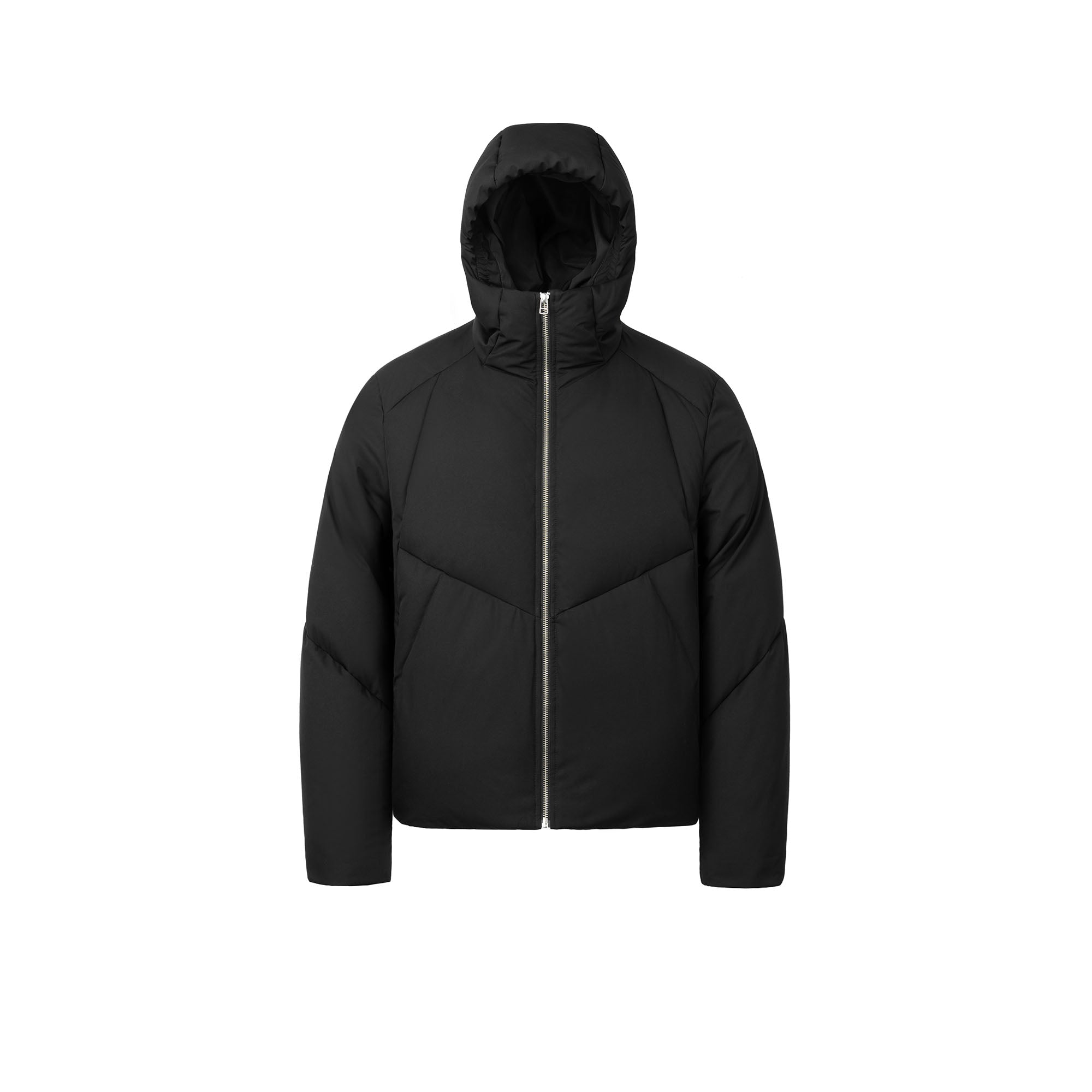 OKAYTHXBYE Essential Patterned Lapel Down Jacket