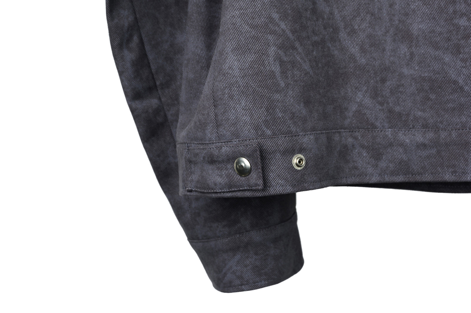 OKAYTHXBYE Essential Contrast Collar Washed Jacket, premium urban and streetwear designers apparel on PROJECTISR.com, OKAYTHXBYE