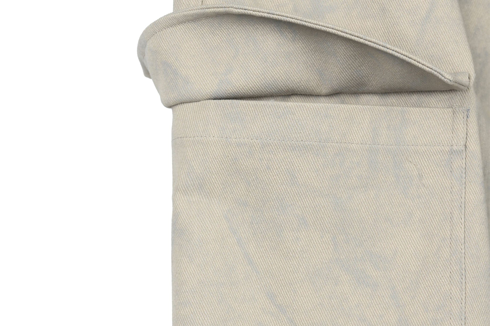 OKAYTHXBYE Muted Marble Multi-Pocket Panel Flared Cargo Pants, premium urban and streetwear designers apparel on PROJECTISR.com, OKAYTHXBYE