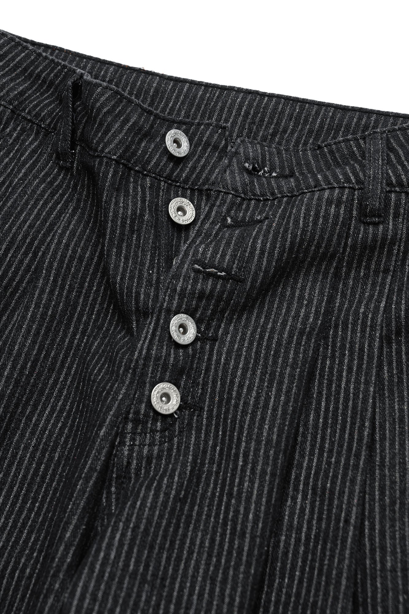 OKAYTHXBYE Classic Pleated Wide-Leg Jeans