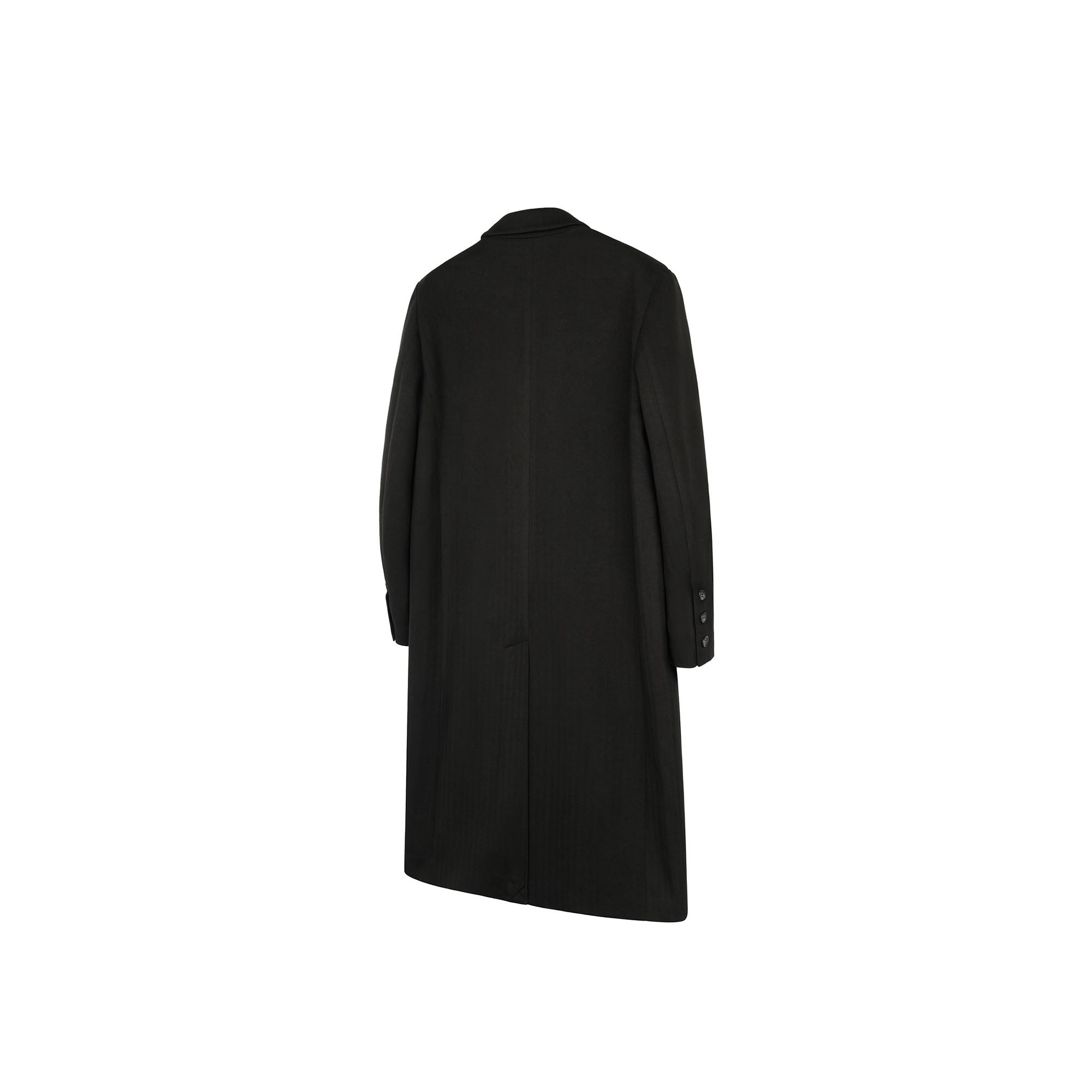 OKAYTHXBYE Convertible Jacquard Zip-Lapel Long Coat, premium urban and streetwear designers apparel on PROJECTISR.com, OKAYTHXBYE