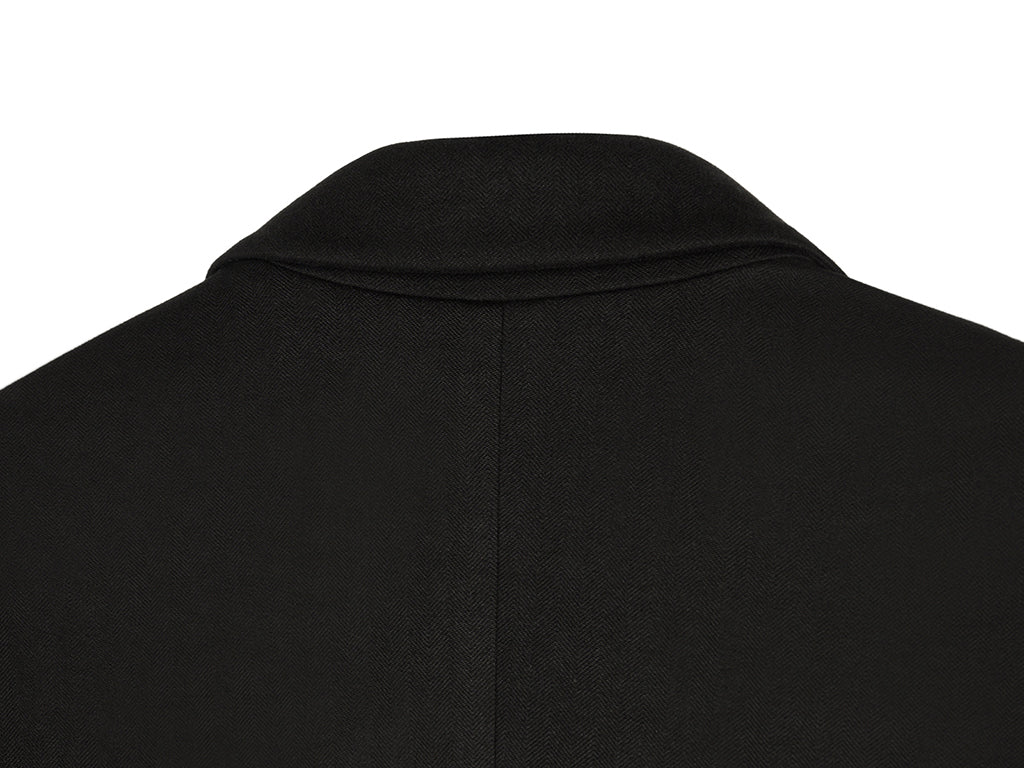 OKAYTHXBYE Convertible Jacquard Zip-Lapel Long Coat, premium urban and streetwear designers apparel on PROJECTISR.com, OKAYTHXBYE