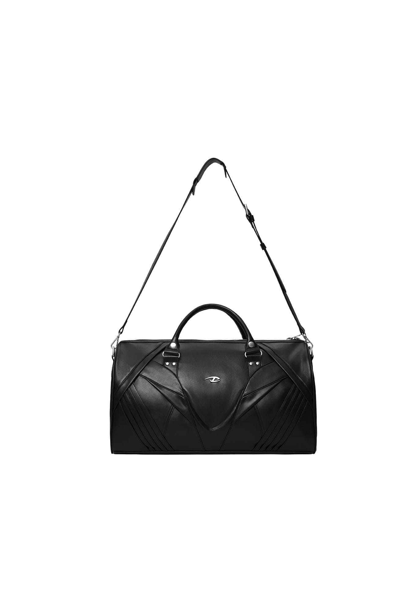 CATSSTAC Paneled Faux Leather Weekender Bag, premium urban and streetwear designers apparel on PROJECTISR.com, CATSSTAC