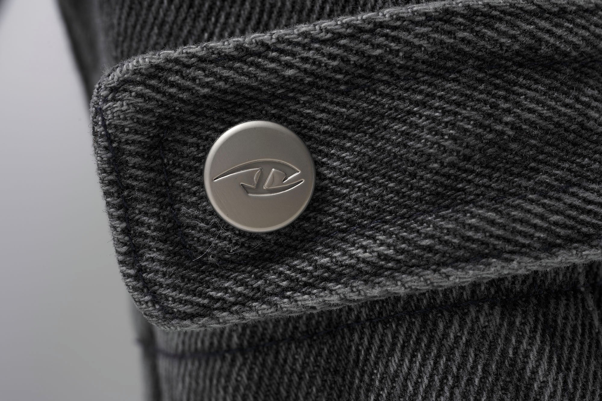 CATSSTAC Turtle-Neck Washed Denim Jacket, premium urban and streetwear designers apparel on PROJECTISR.com, CATSSTAC