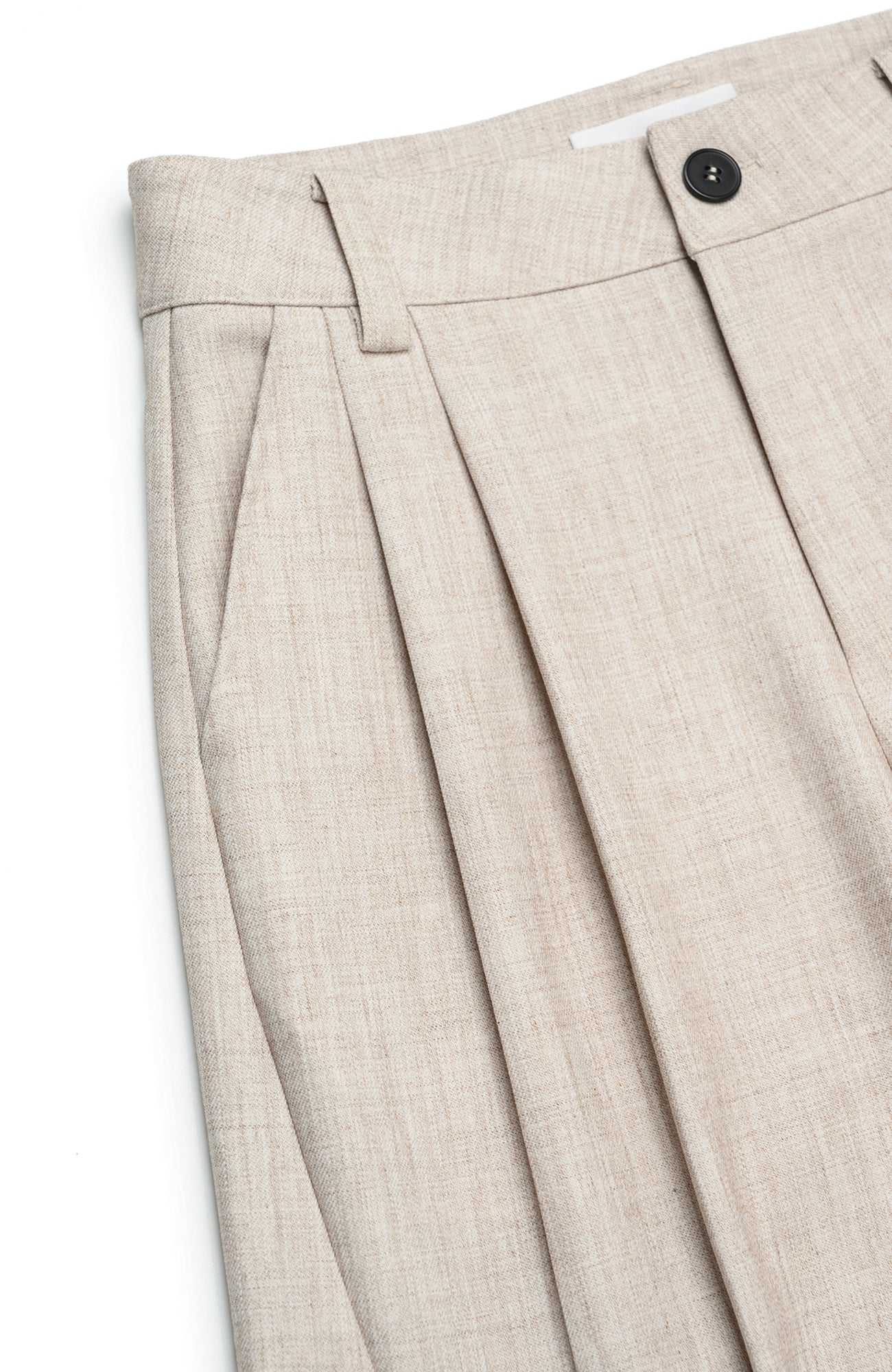 OKAYTHXBYE Geometric Multi-Pleated Trousers