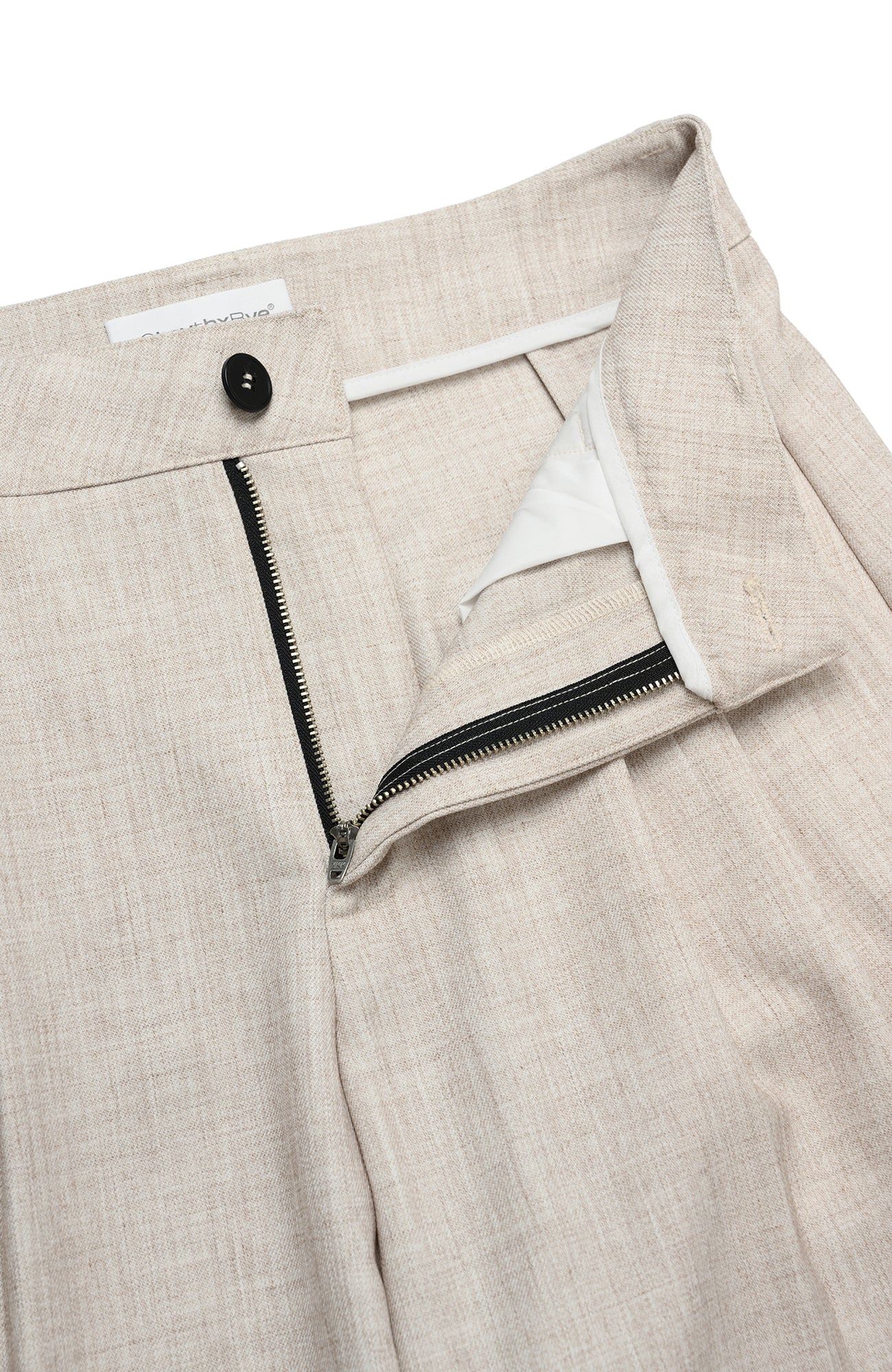 OKAYTHXBYE Geometric Multi-Pleated Trousers