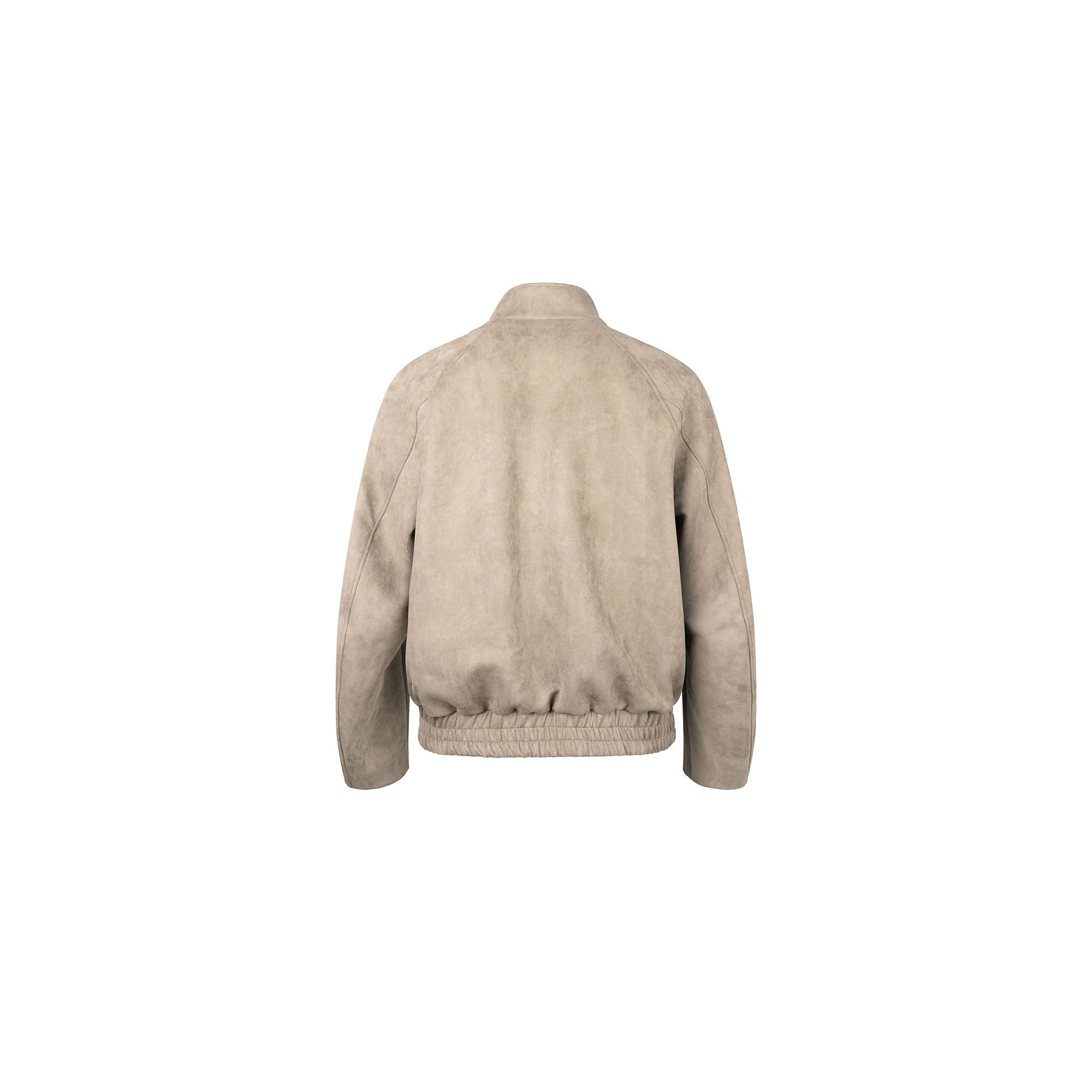 OKAYTHXBYE Contrast Collar Suede Jacket
