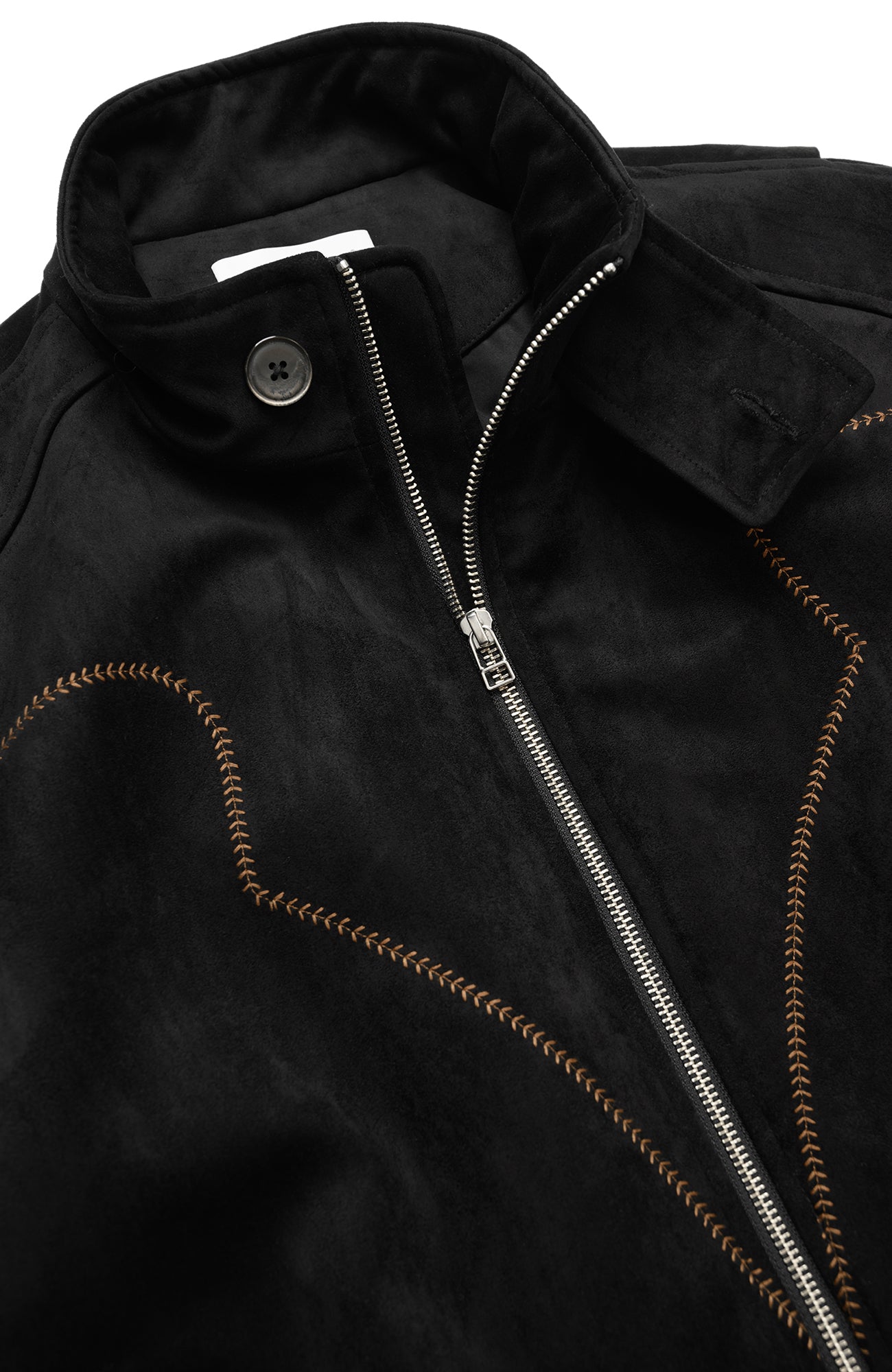 OKAYTHXBYE Wool-Padded Faux Suede Jacket