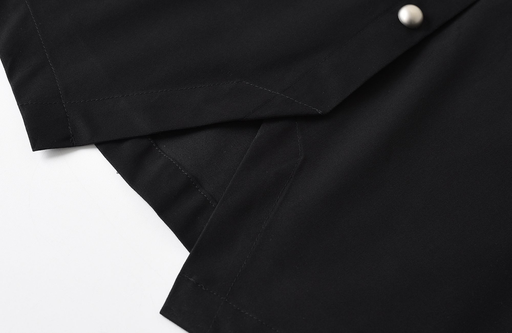 DREAM BAND Stand Collar Star Embroidery Half Shirt