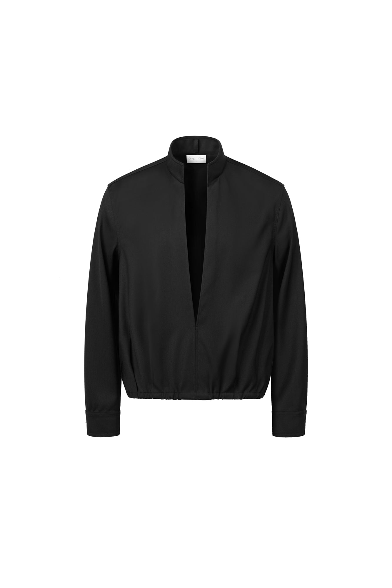 OKAYTHXBYE Multi-Wear Floral Scarf Mandarin Collar Shirt, premium urban and streetwear designers apparel on PROJECTISR.com, OKAYTHXBYE