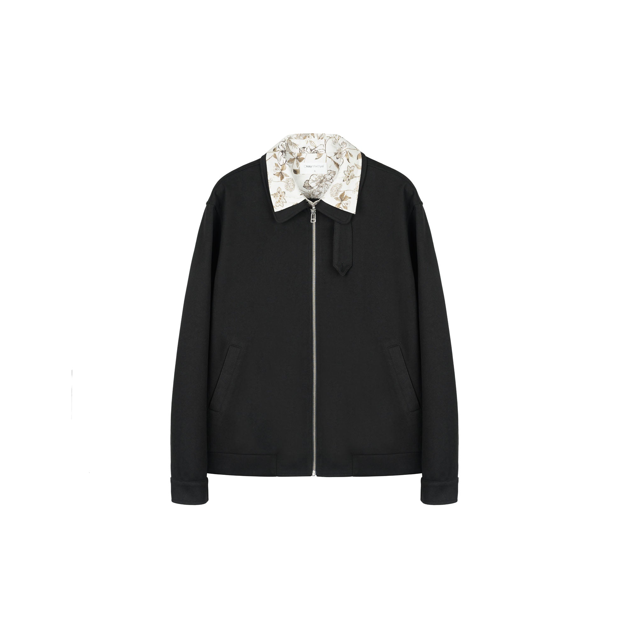OKAYTHXBYE Double-Layer Floral Zip Jacket, premium urban and streetwear designers apparel on PROJECTISR.com, OKAYTHXBYE