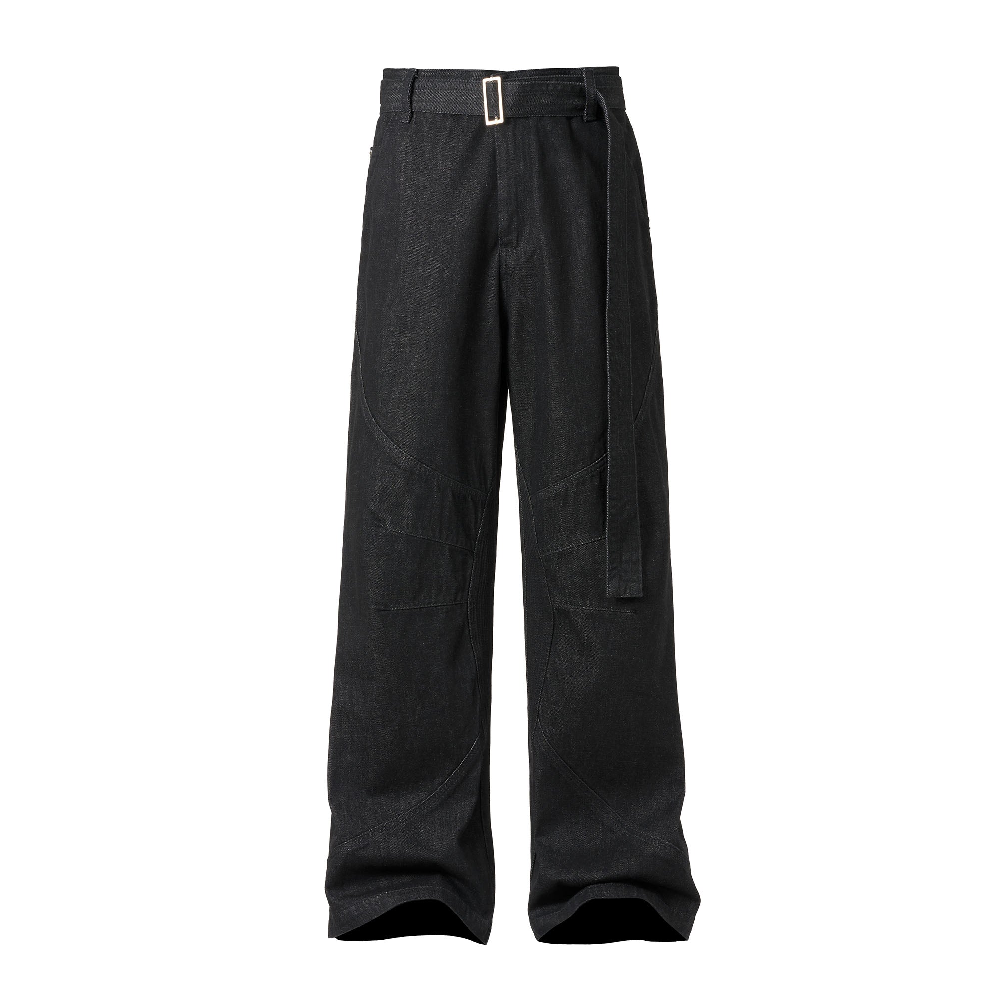 CATSSTAC Essential Panel Belt Wide-Leg Jeans, premium urban and streetwear designers apparel on PROJECTISR.com, CATSSTAC