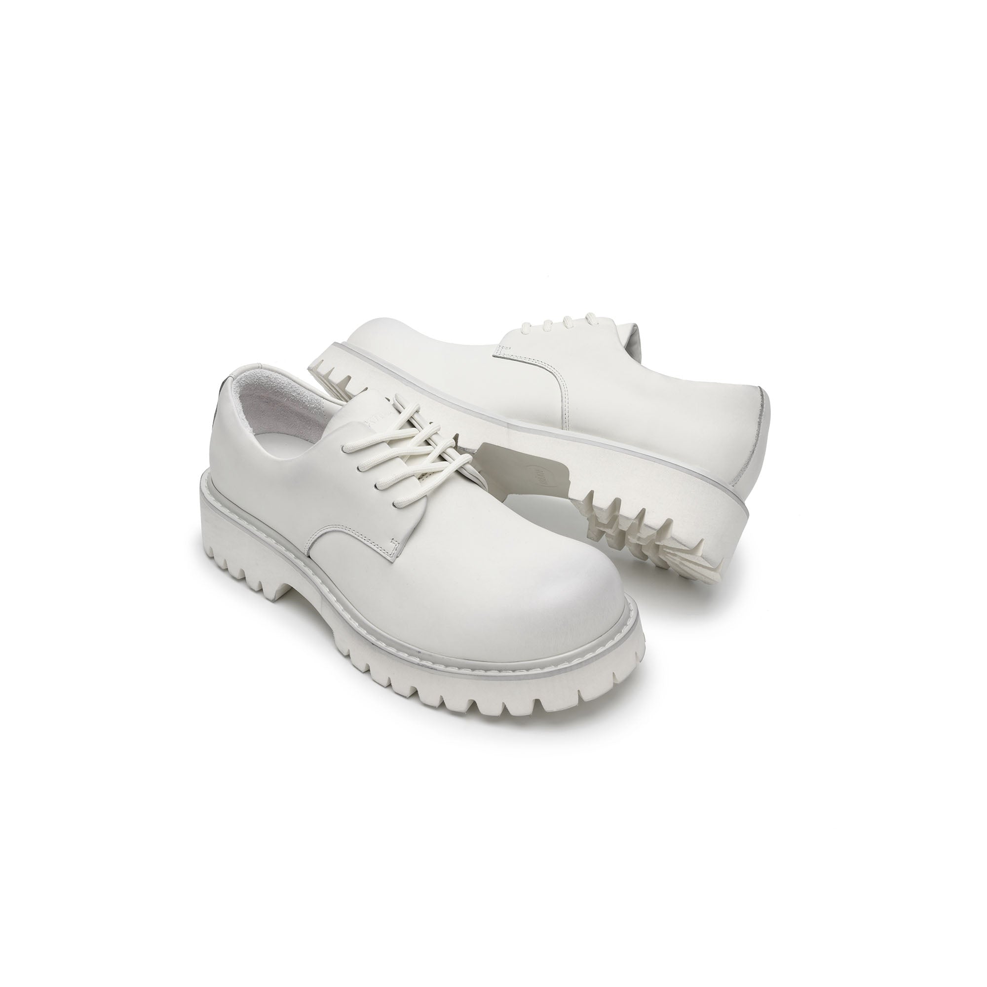 KREATE Distressed Matte Chunky Sole Derby