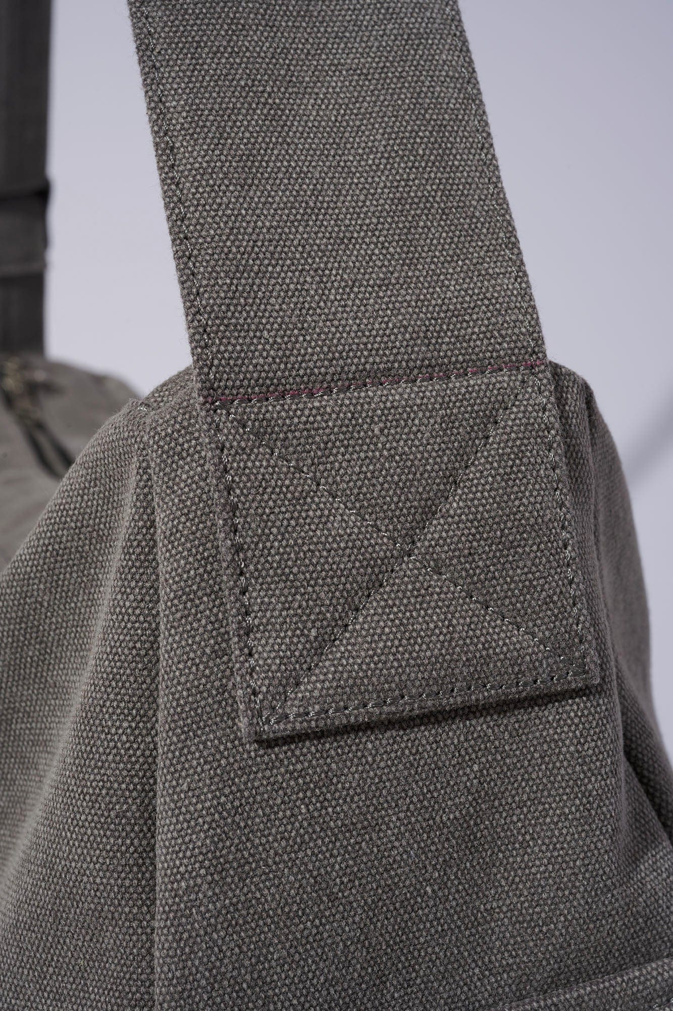 CATSSTAC Distressed Arc Panel Oversized Canvas Shoulder Bag, premium urban and streetwear designers apparel on PROJECTISR.com, CATSSTAC