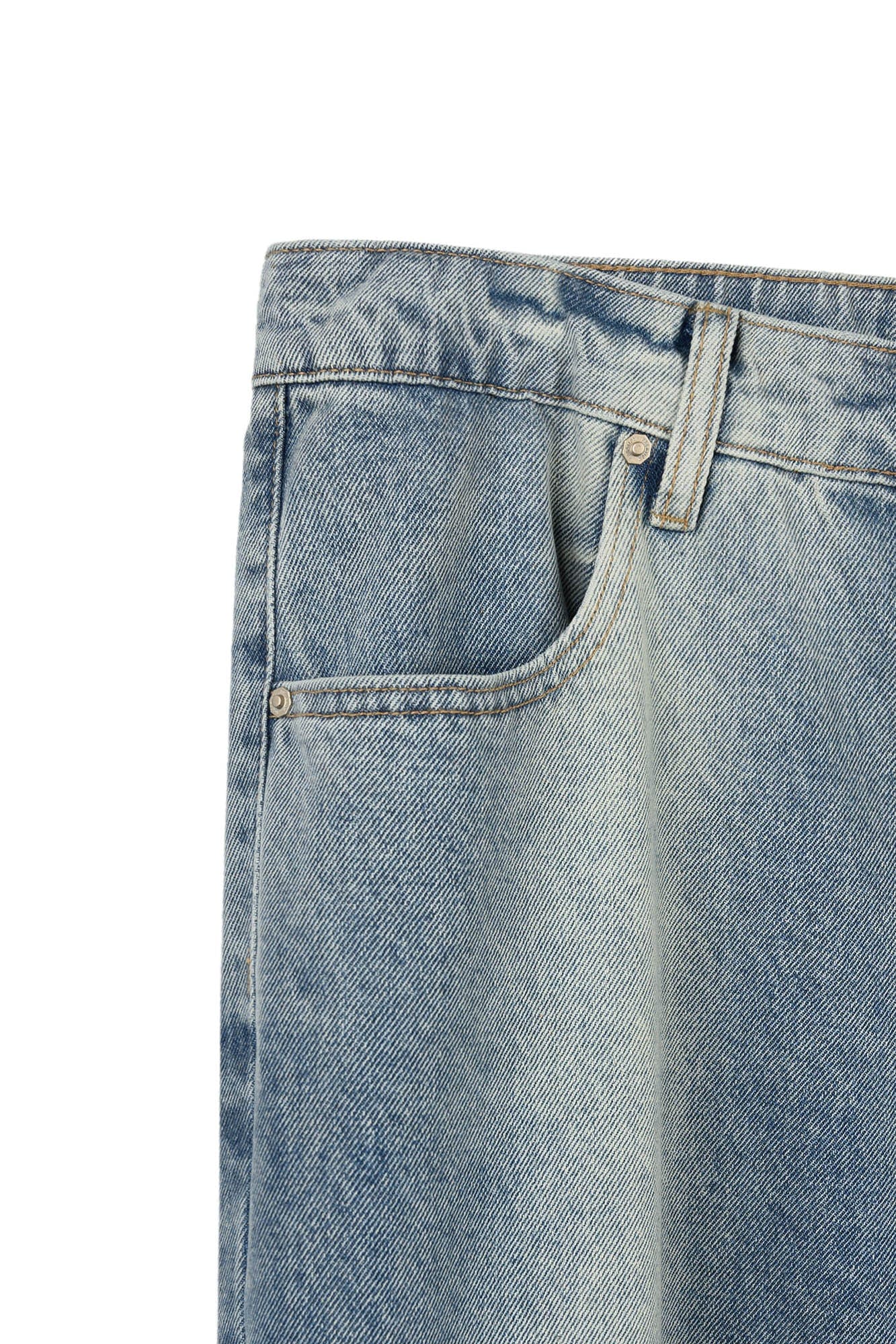 KREATE Inverted Deconstructed Baggy Jeans