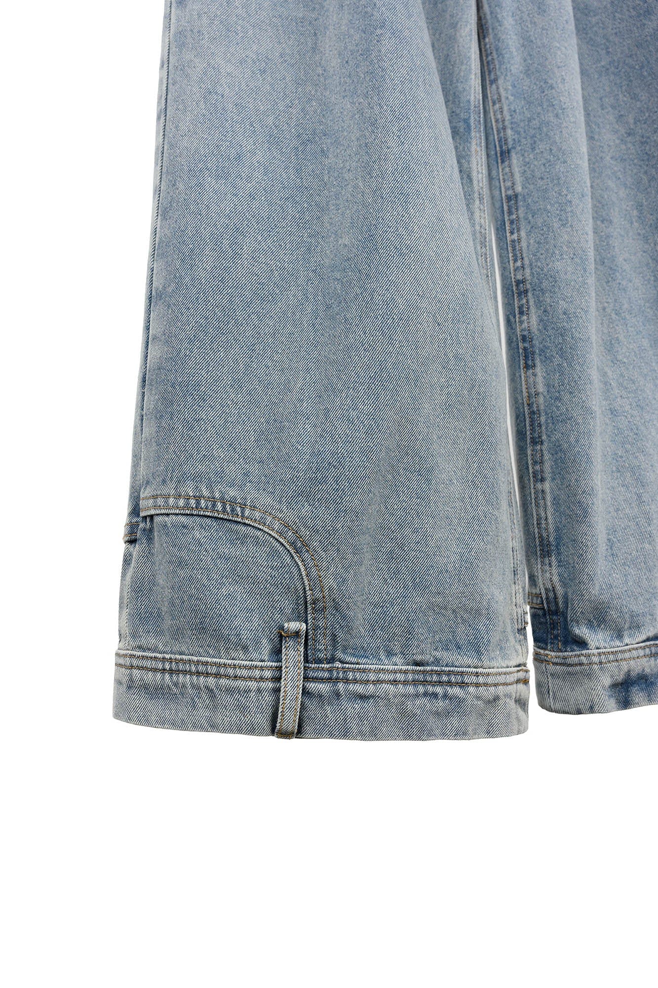 KREATE Inverted Deconstructed Baggy Jeans