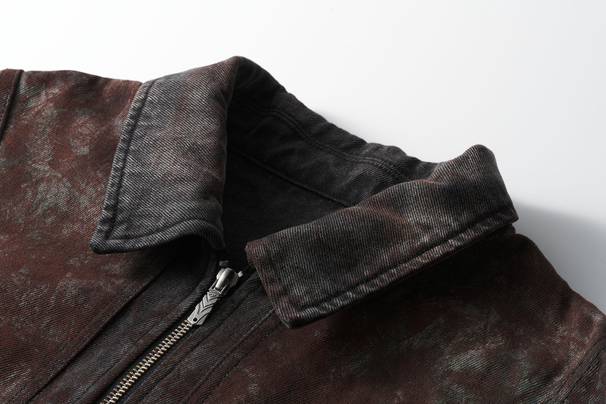 CATSSTAC Rust-Dye Denim Jacket, premium urban and streetwear designers apparel on PROJECTISR.com, CATSSTAC