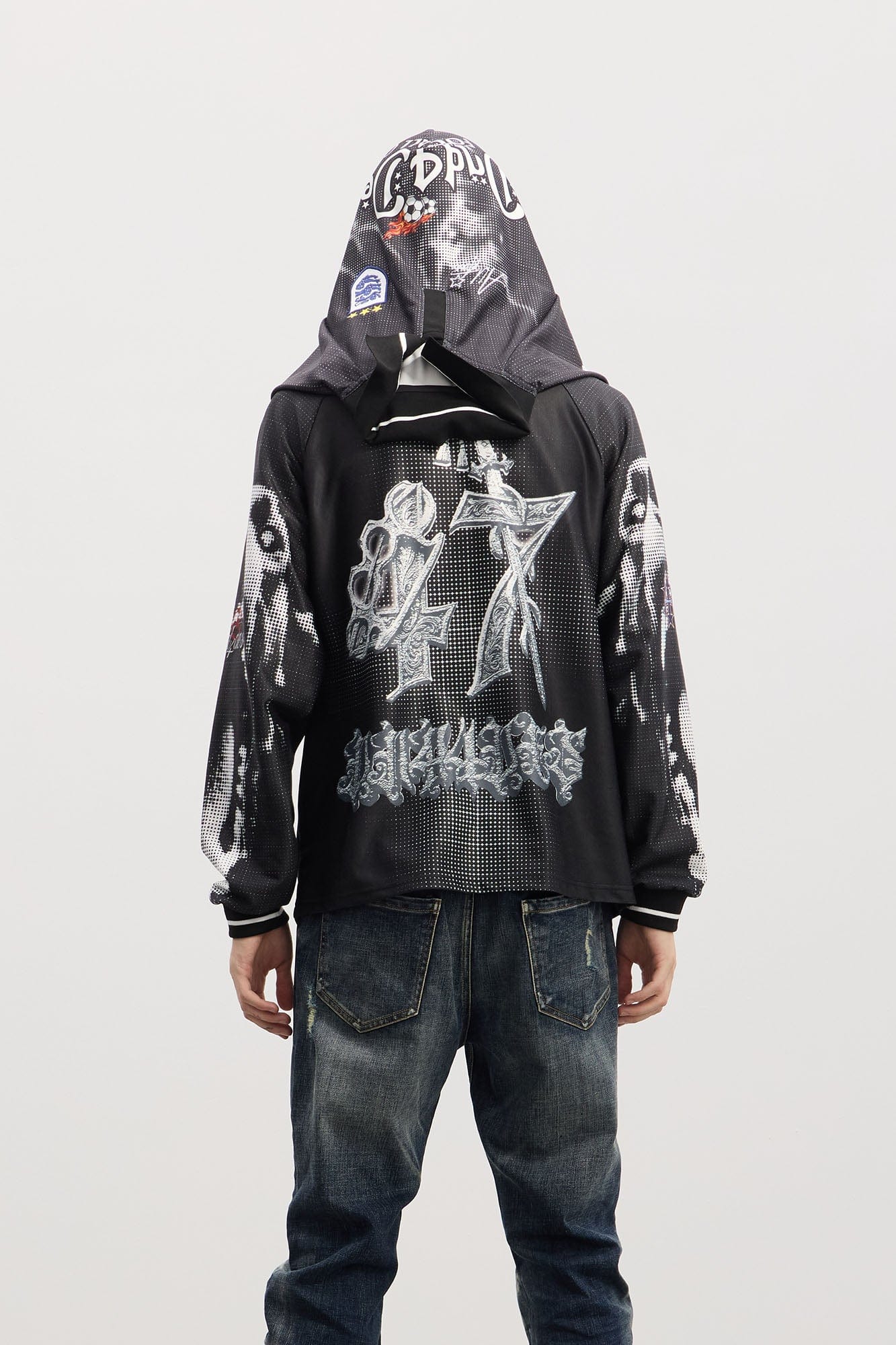 DND4DES Raging Hounds Football Jersey, premium urban and streetwear designers apparel on PROJECTISR.com, DND4DES