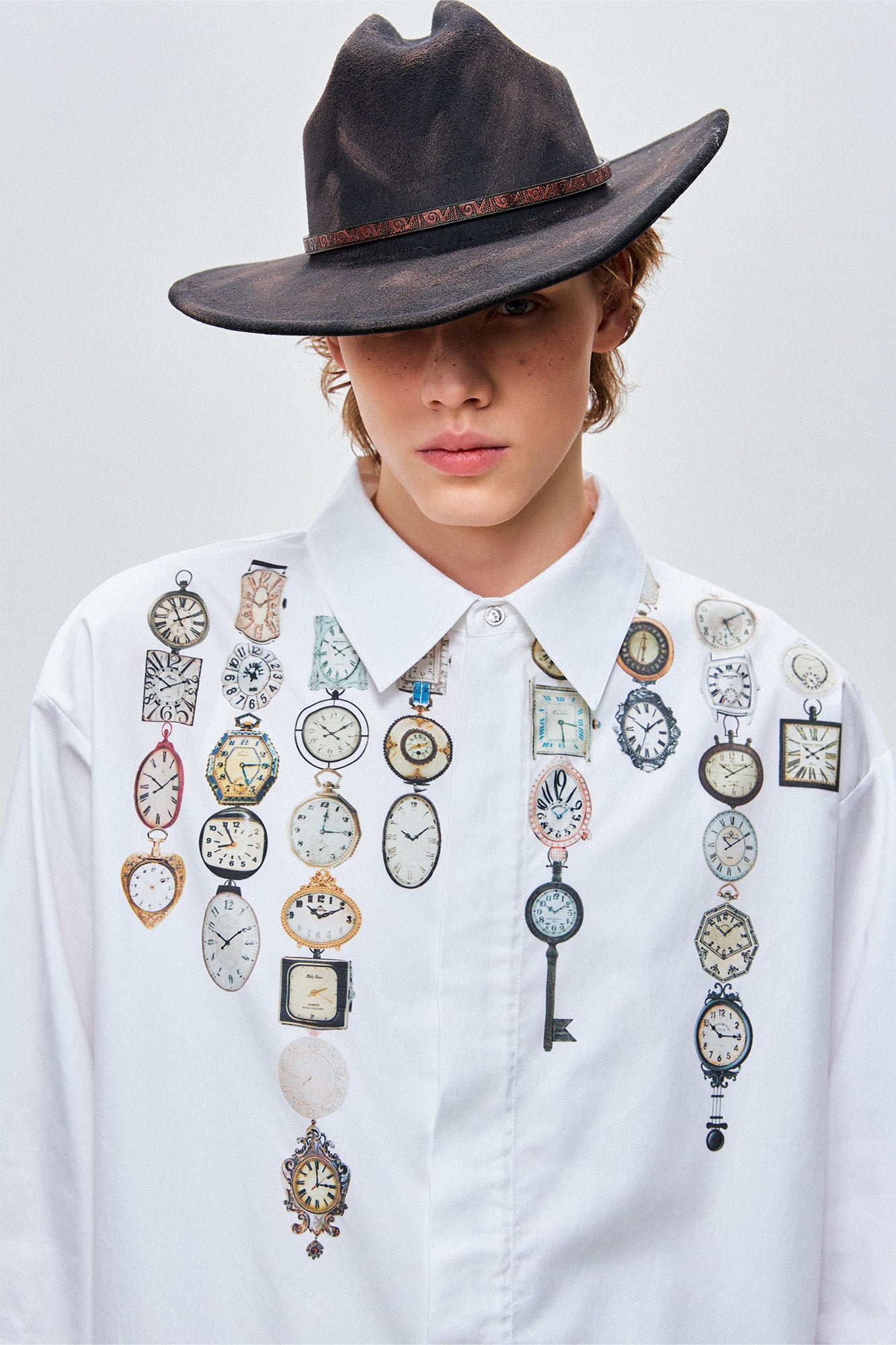 OIPWORD Watch Graphic Long-Sleeve Shirt, premium urban and streetwear designers apparel on PROJECTISR.com, OIPWORD