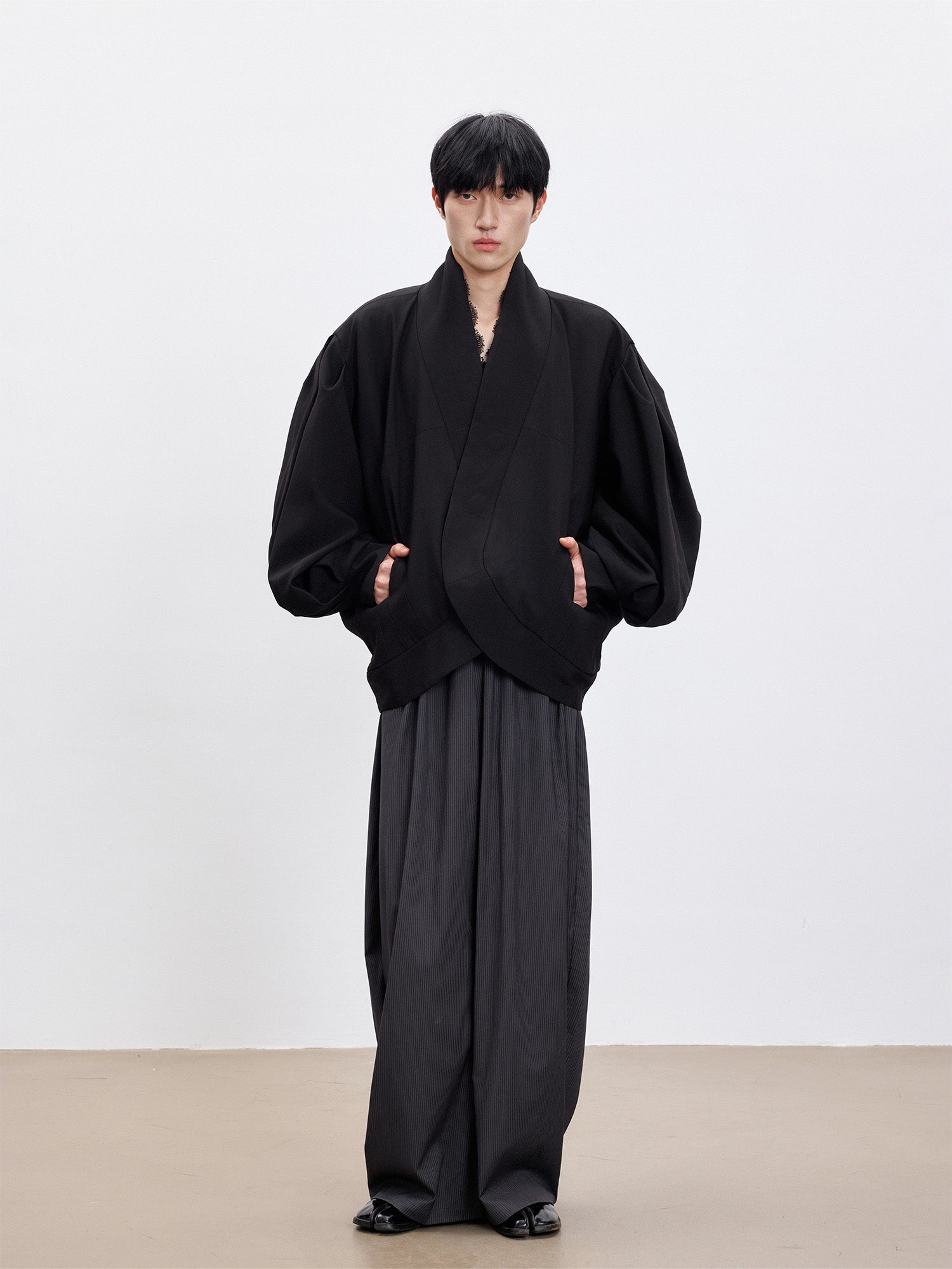 TUIMU Deconstructed Reversible Jacket, premium urban and streetwear designers apparel on PROJECTISR.com, TUIMU