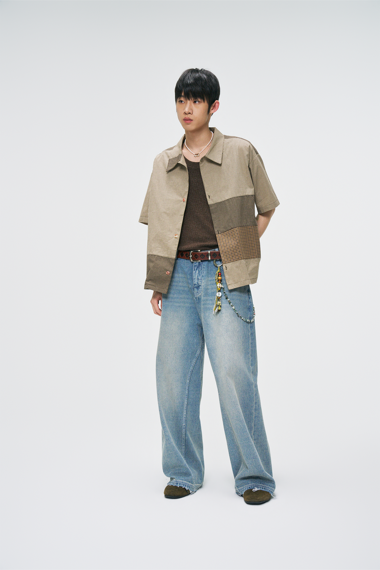 GONGHE REPUB Essential Washed Straight-Leg Jeans, premium urban and streetwear designers apparel on PROJECTISR.com, GONGHE REPUB