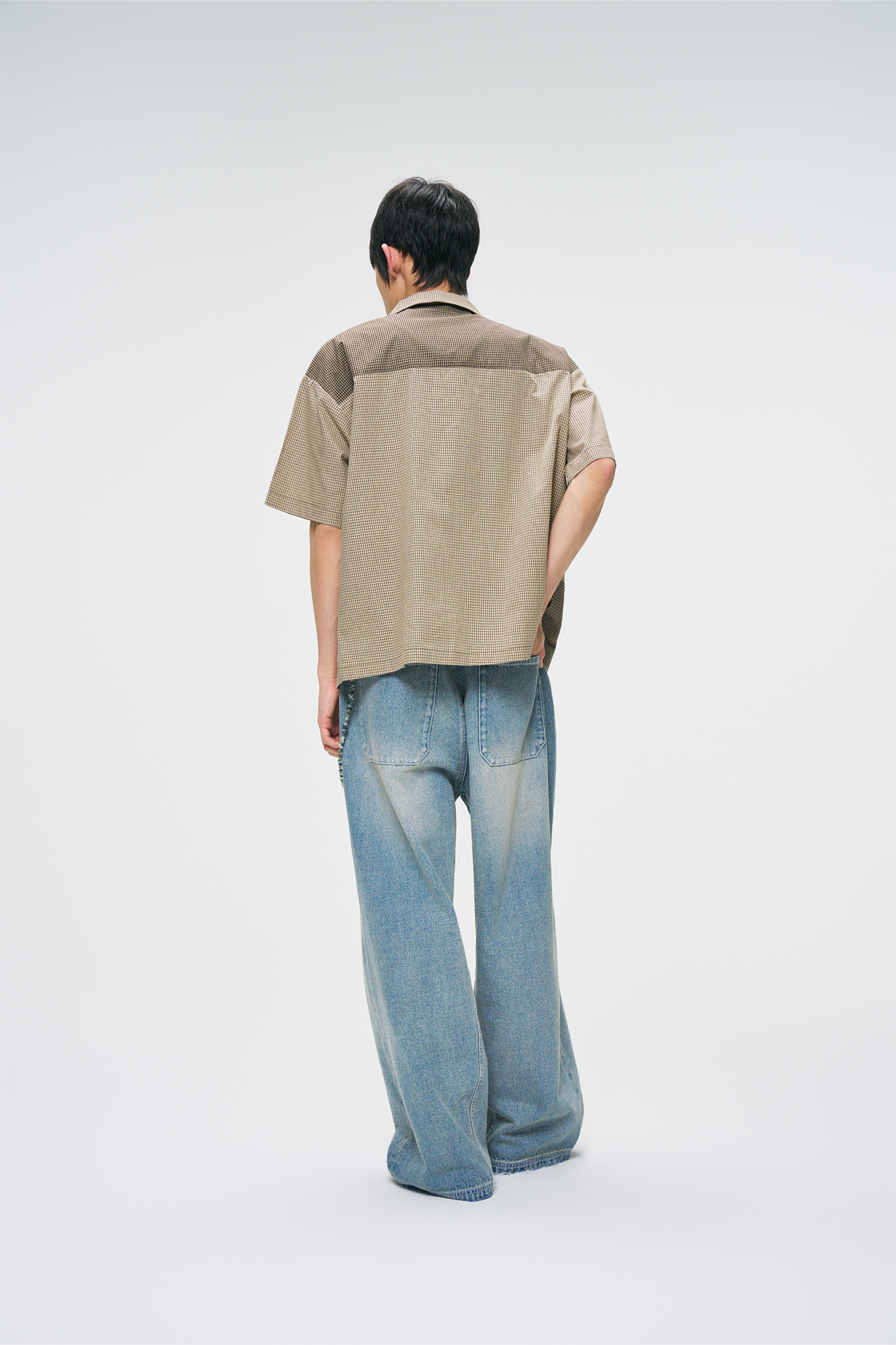 GONGHE REPUB Essential Washed Straight-Leg Jeans, premium urban and streetwear designers apparel on PROJECTISR.com, GONGHE REPUB