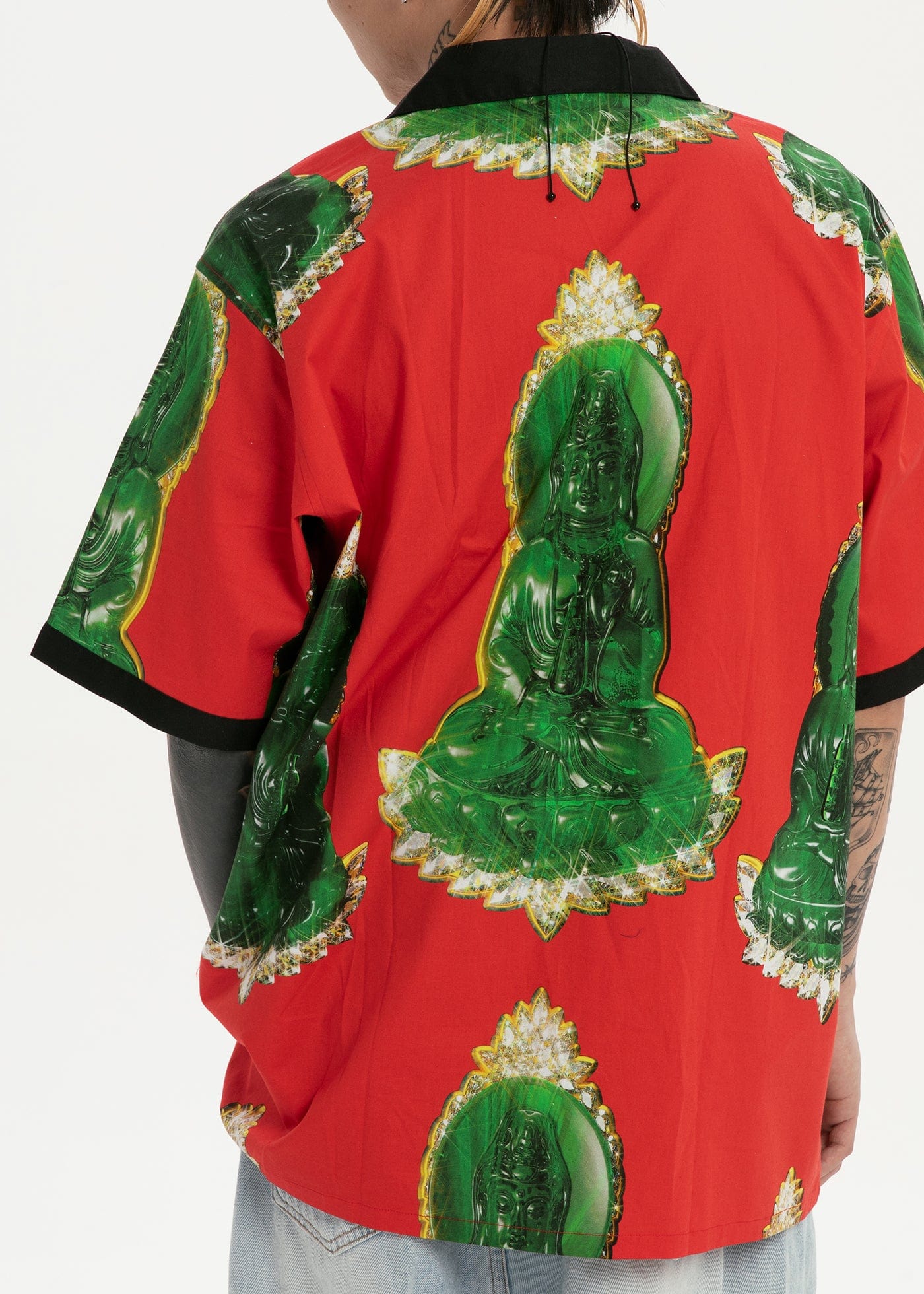 RTVG Retro Jade Bodhisattva Half-Shirt