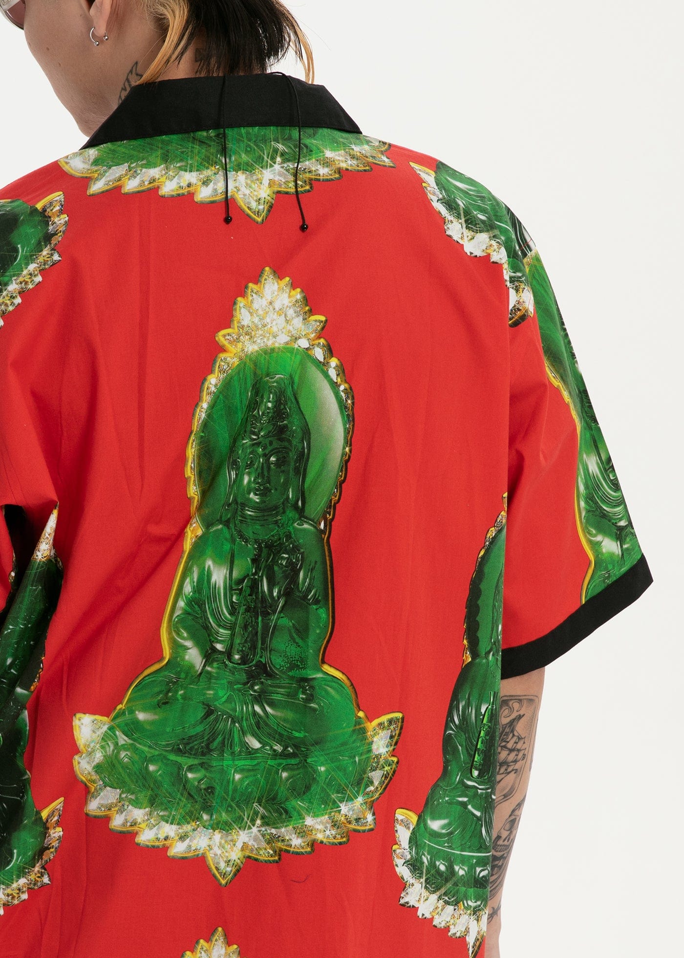 RTVG Retro Jade Bodhisattva Half-Shirt