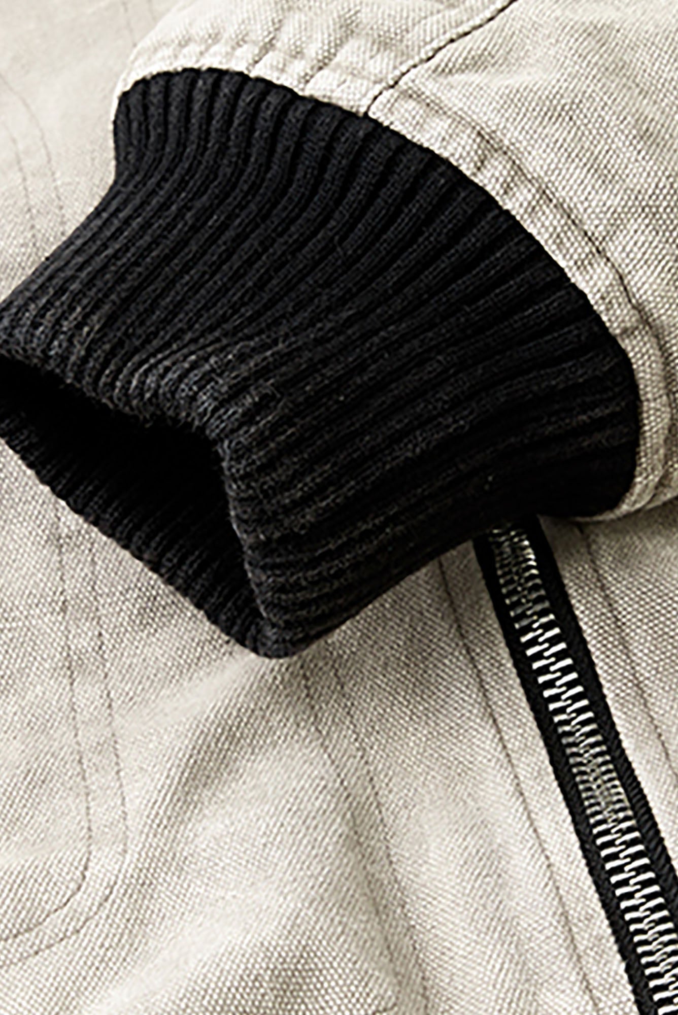 FORFEARTHAT Faded Wash Utility Bomber Jacket