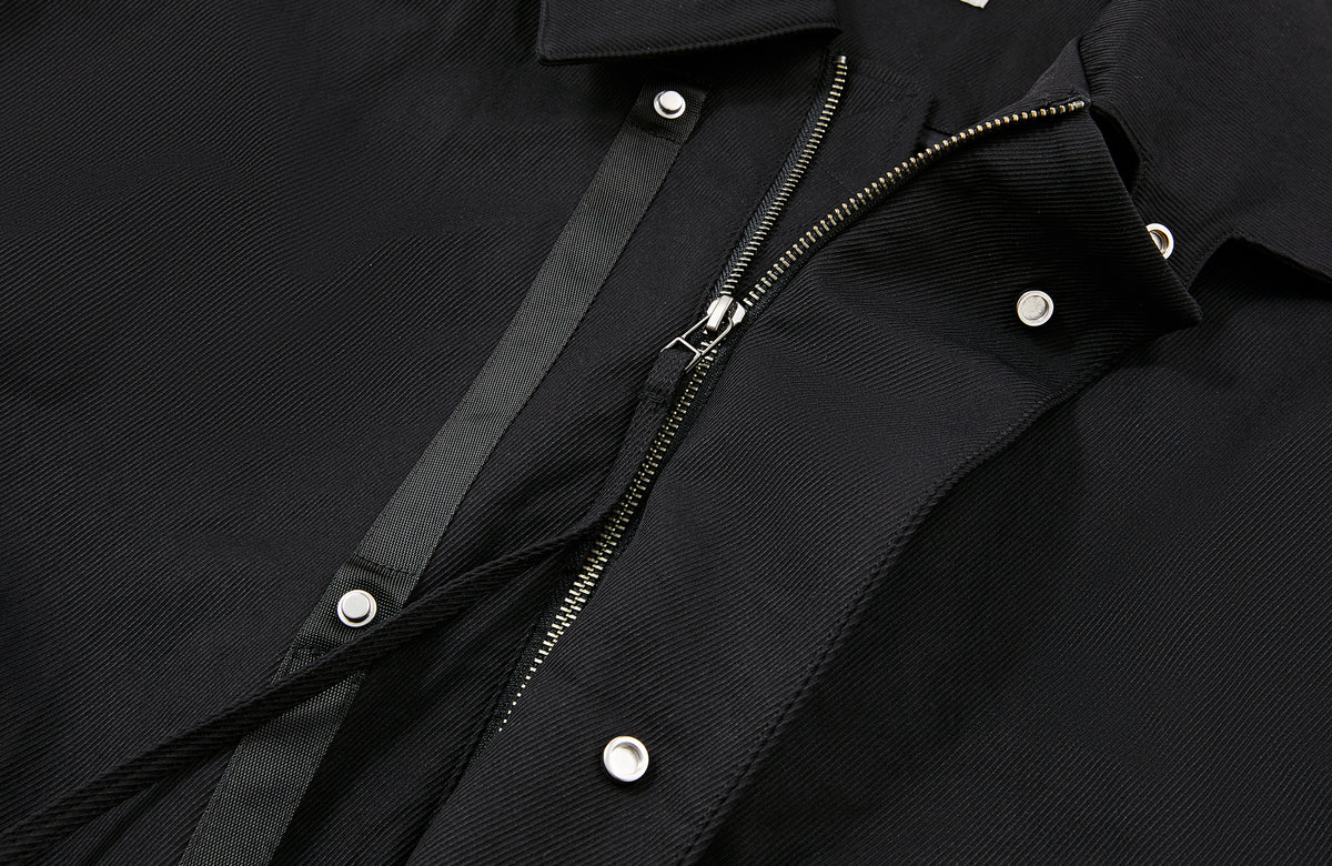 FMACM Retro Lapel Oversized Jacket