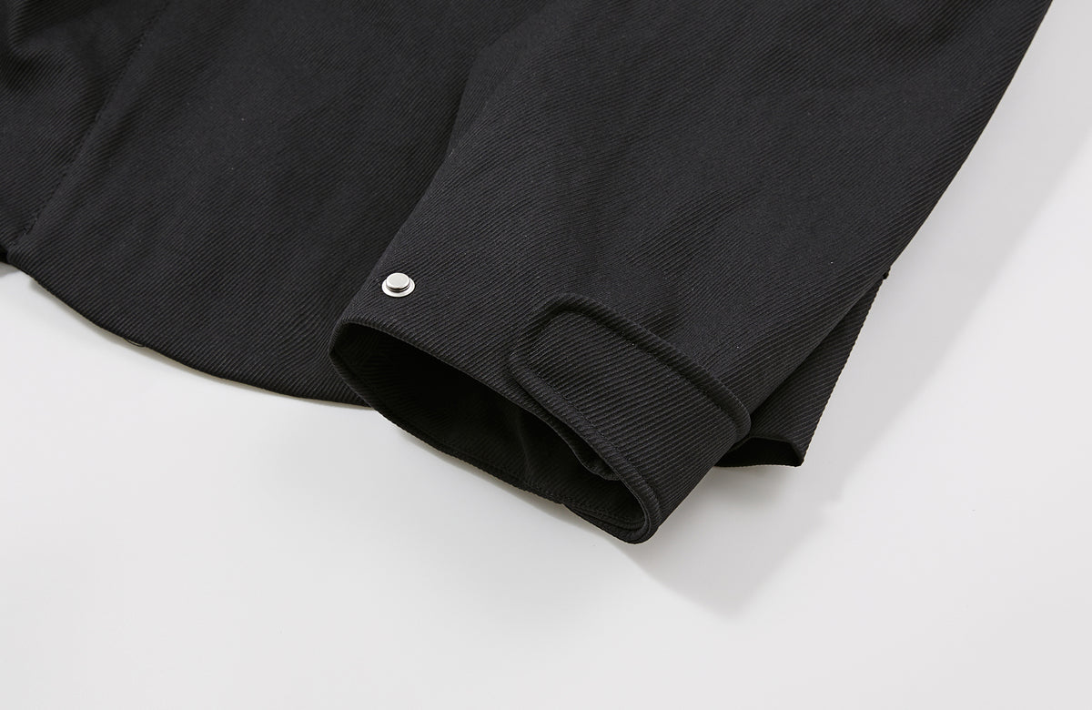 FMACM Retro Lapel Oversized Jacket