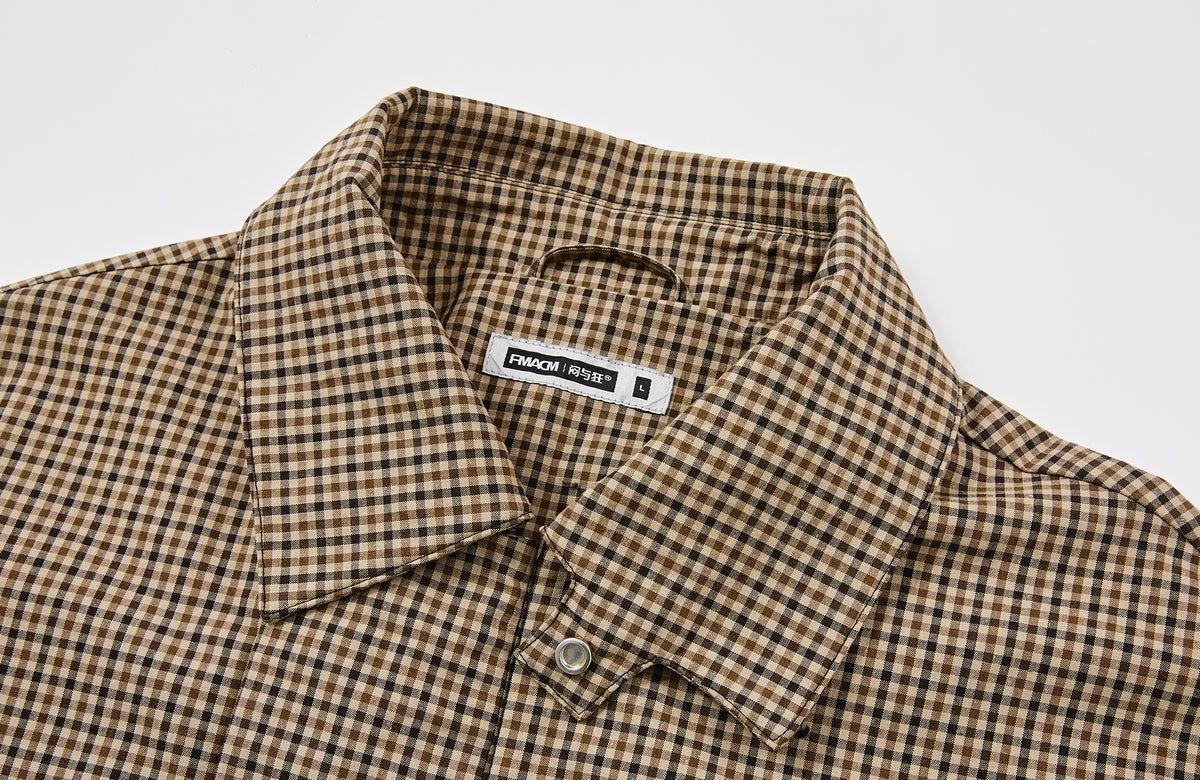 FMACM Retro Lapel Oversized Jacket