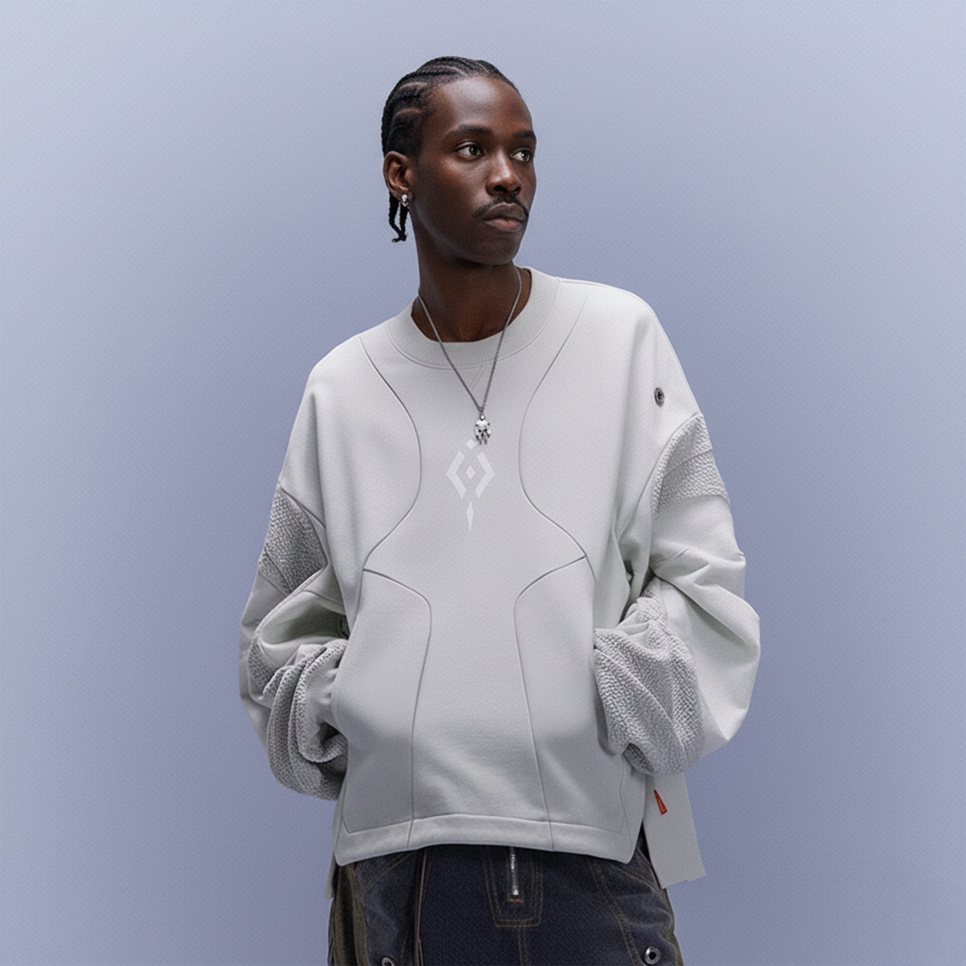 ENFOLD SEAM PULLOVER ホワイト VONIQUE / ENFOLD/ SEAM PULLOVER