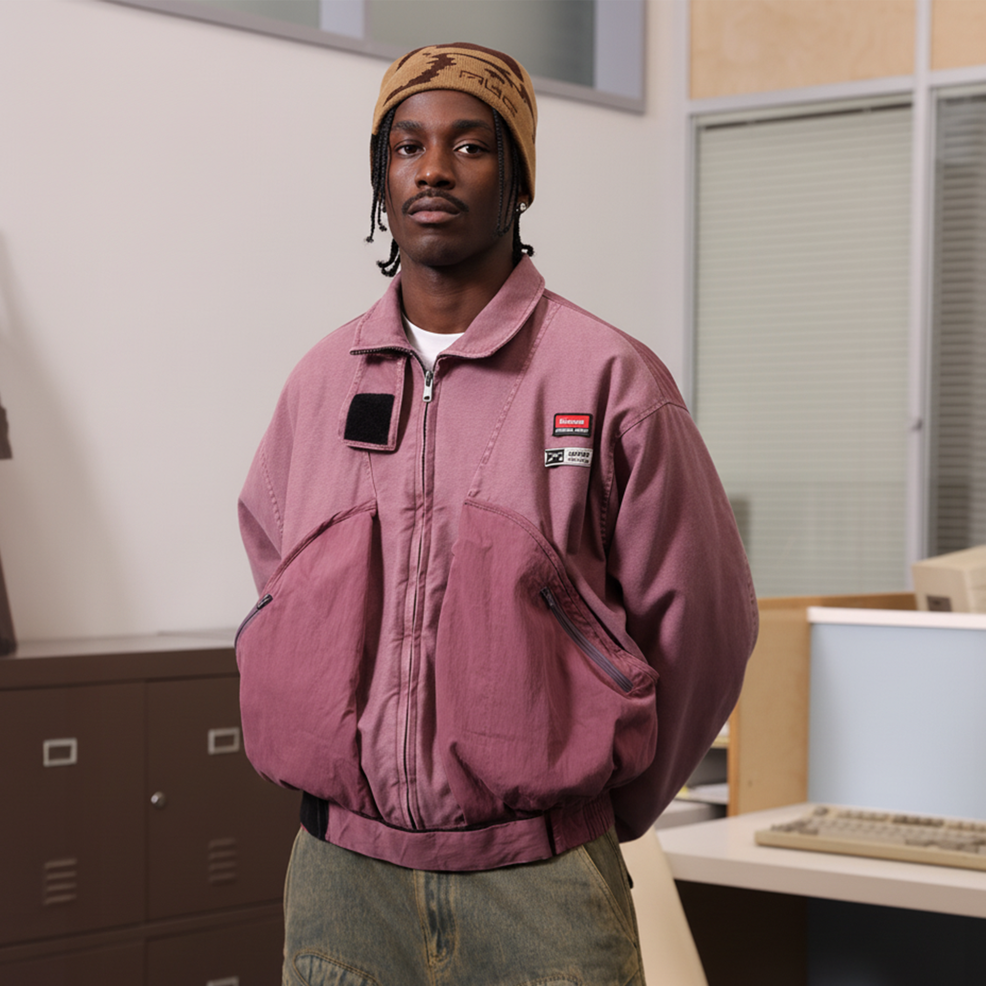 ERROR CODE ROBOT Washed Panel Curved-Pocket Bomber