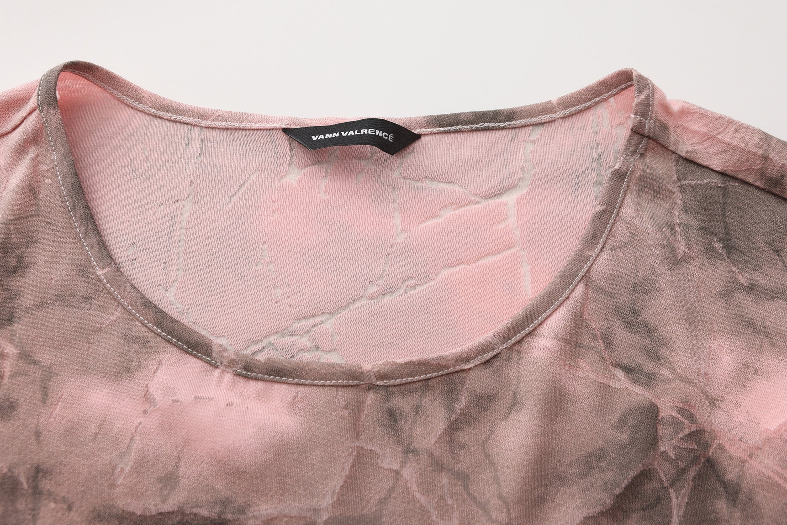 VANN VALRENCE Distressed Tie-Dye Oversized T-Shirt, premium urban and streetwear designers apparel on PROJECTISR.com, VANN VALRENCE
