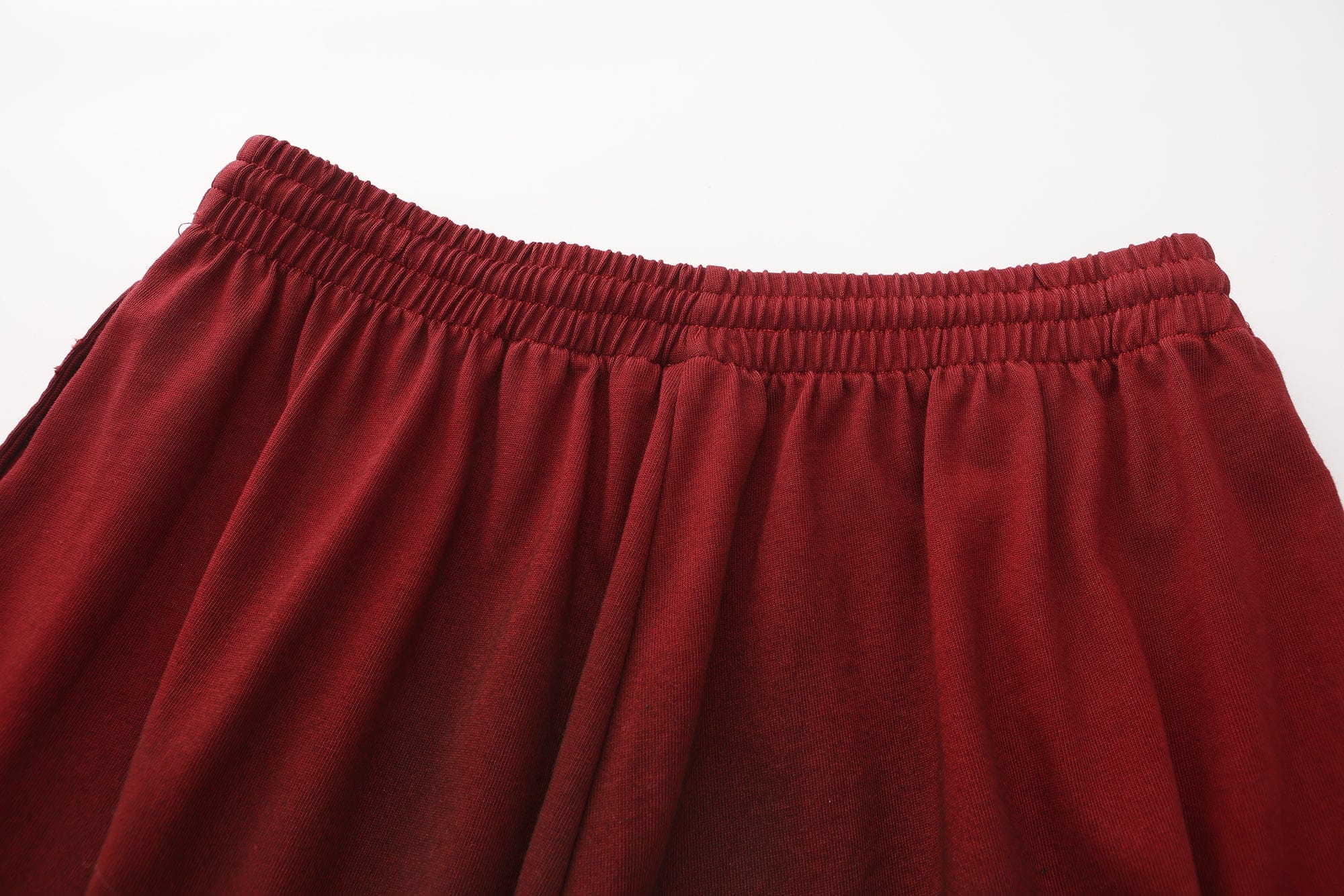 VANN VALRENCE Washed Gradient Distressed Oversized Shorts