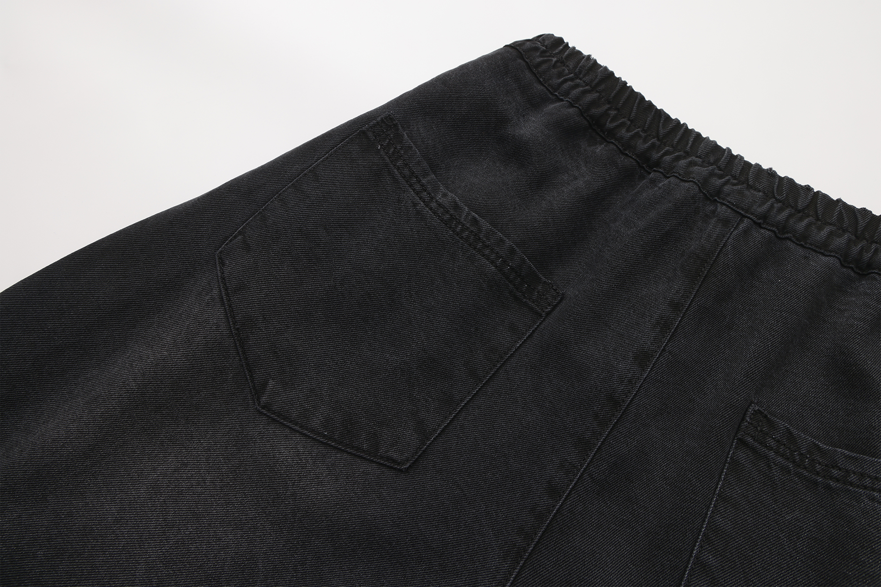 VANN VALRENCE Washed Rivet Tencel Straight-Leg Jeans