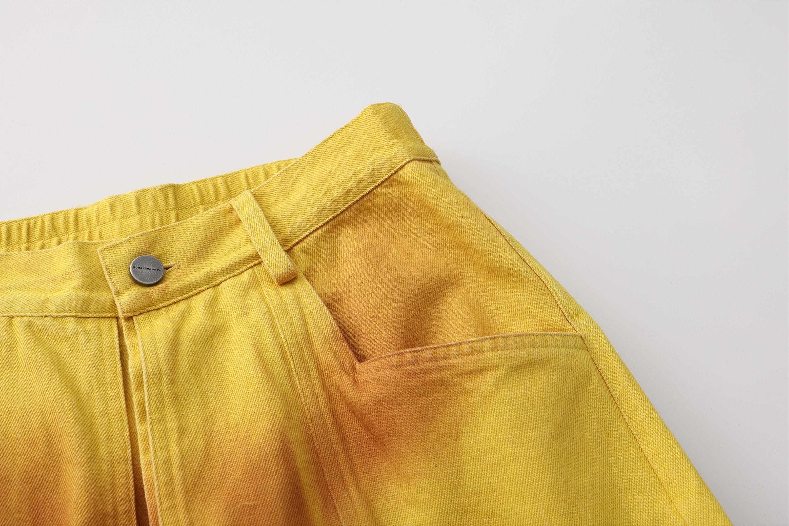 VANN VALRENCE Dye-Washed Convertible Wide-Leg Pants, premium urban and streetwear designers apparel on PROJECTISR.com, VANN VALRENCE