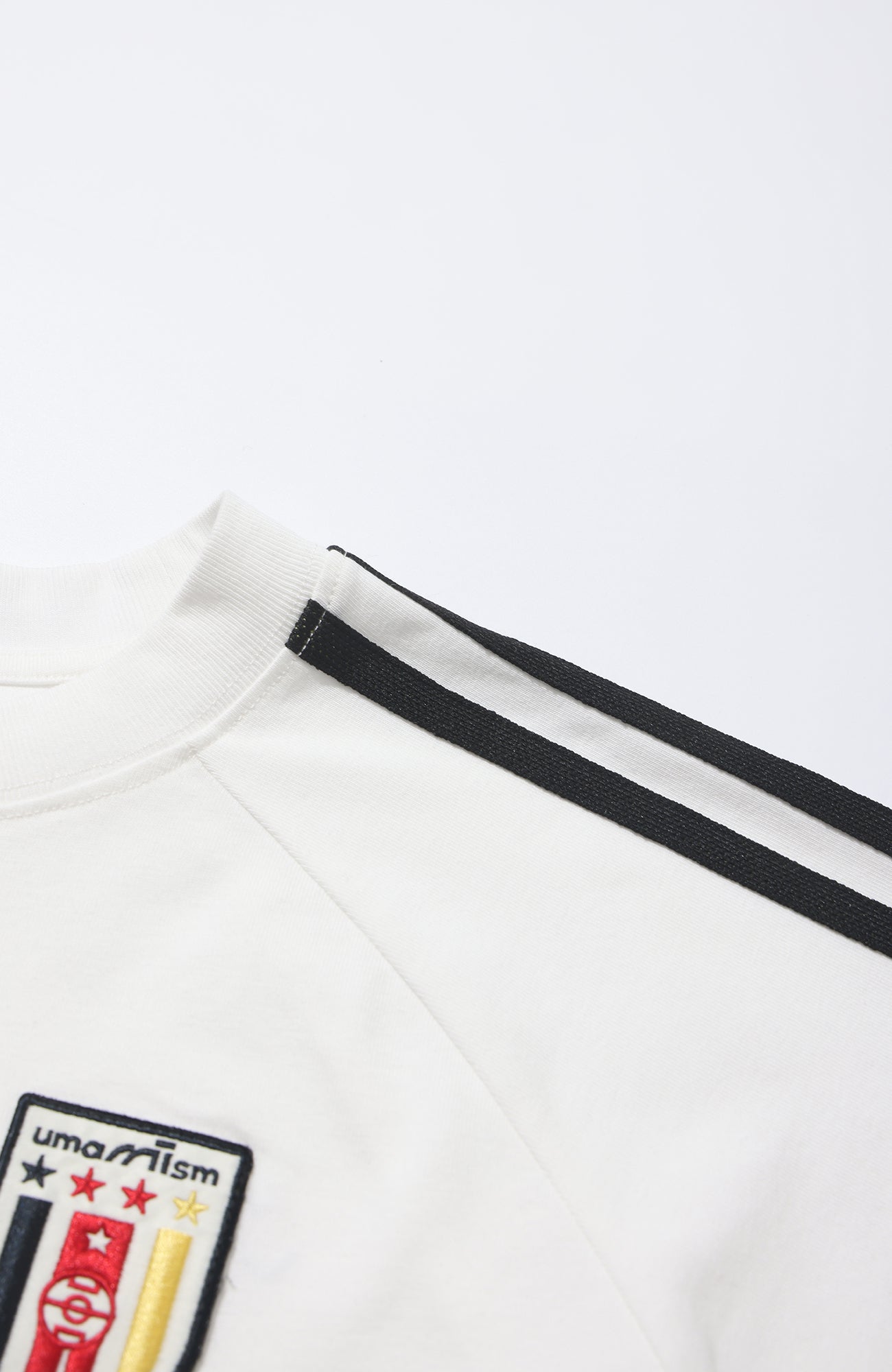 UMAMIISM Contrast Stripe Jersey Tee, premium urban and streetwear designers apparel on PROJECTISR.com, UMAMIISM
