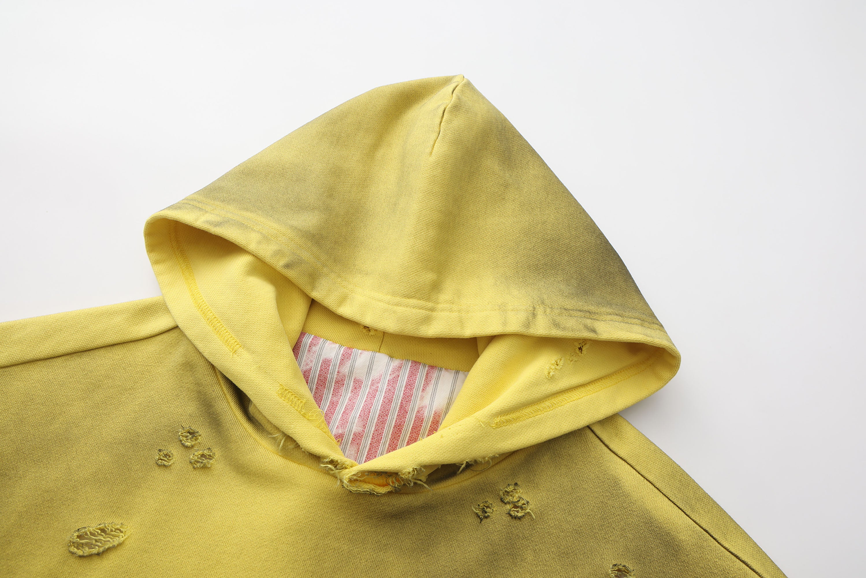VANN VALRENCE Washed Reversible Distressed Hoodie, premium urban and streetwear designers apparel on PROJECTISR.com, VANN VALRENCE