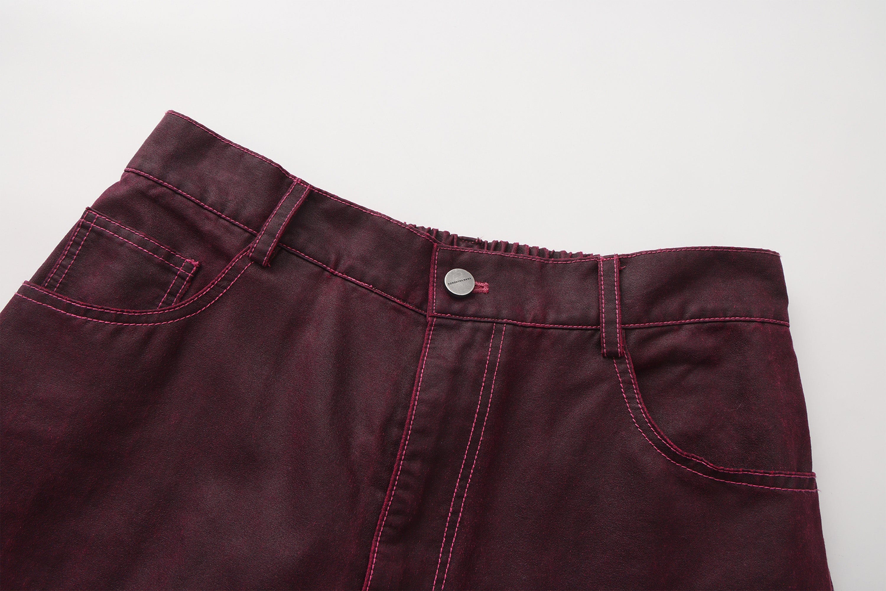 VANN VALRENCE Structured Panel Pleated-Knee Pants, premium urban and streetwear designers apparel on PROJECTISR.com, VANN VALRENCE