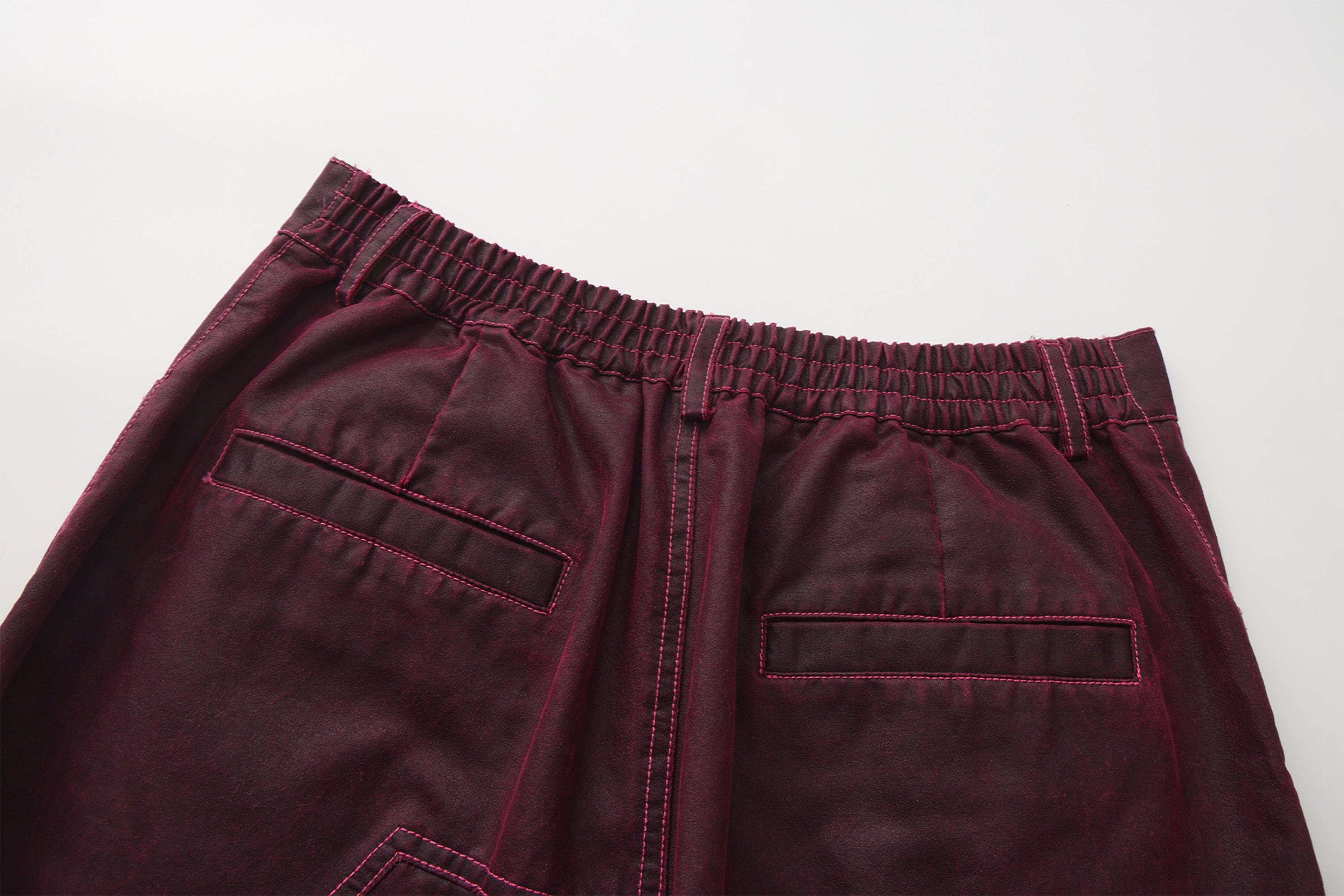 VANN VALRENCE Structured Panel Pleated-Knee Pants, premium urban and streetwear designers apparel on PROJECTISR.com, VANN VALRENCE