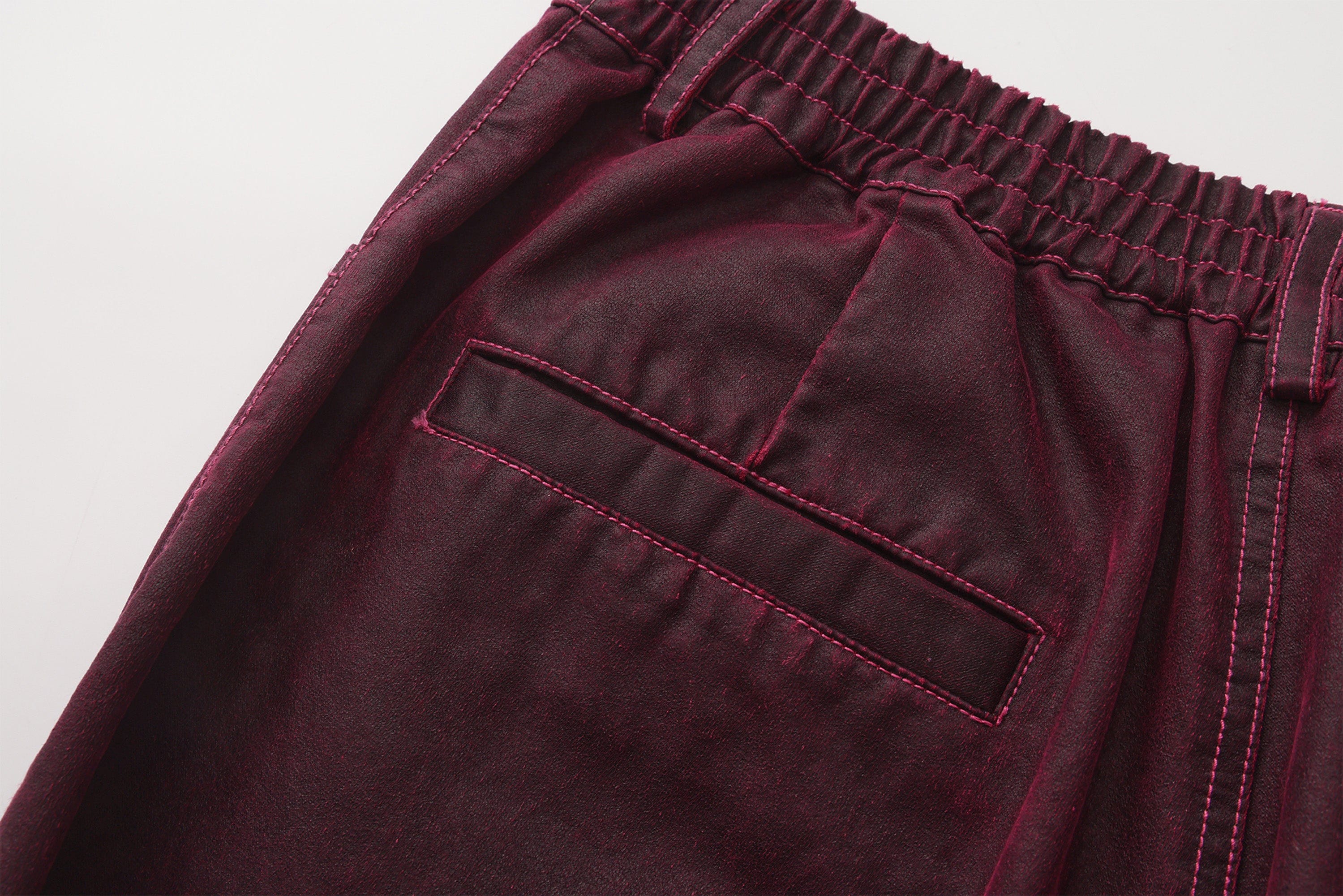 VANN VALRENCE Structured Panel Pleated-Knee Pants, premium urban and streetwear designers apparel on PROJECTISR.com, VANN VALRENCE