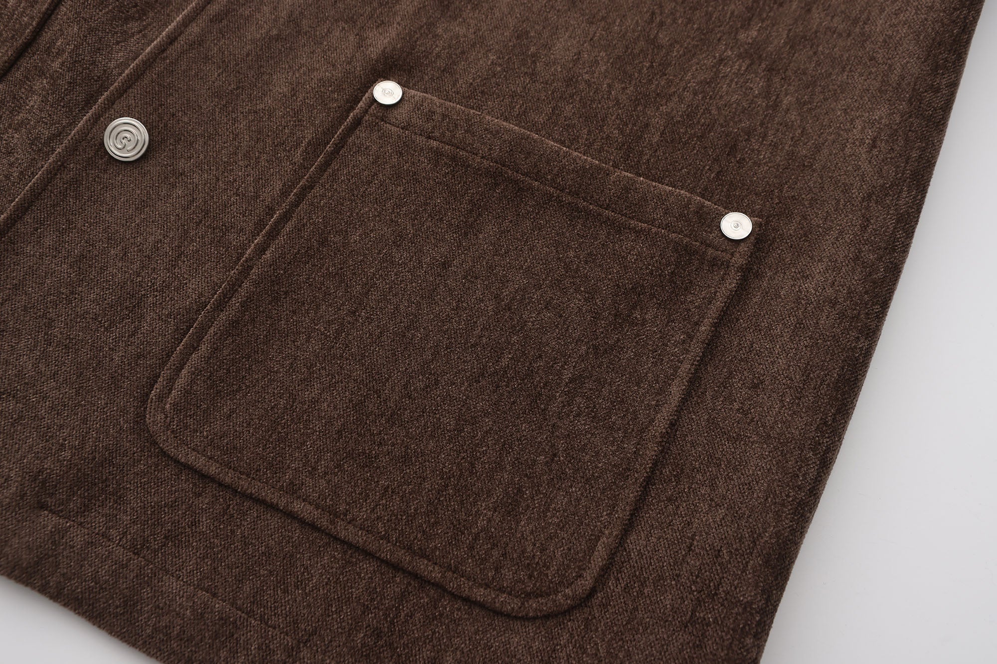 ORAL UTOPIA Snap-Button Multi-Pocket Utility Shirt